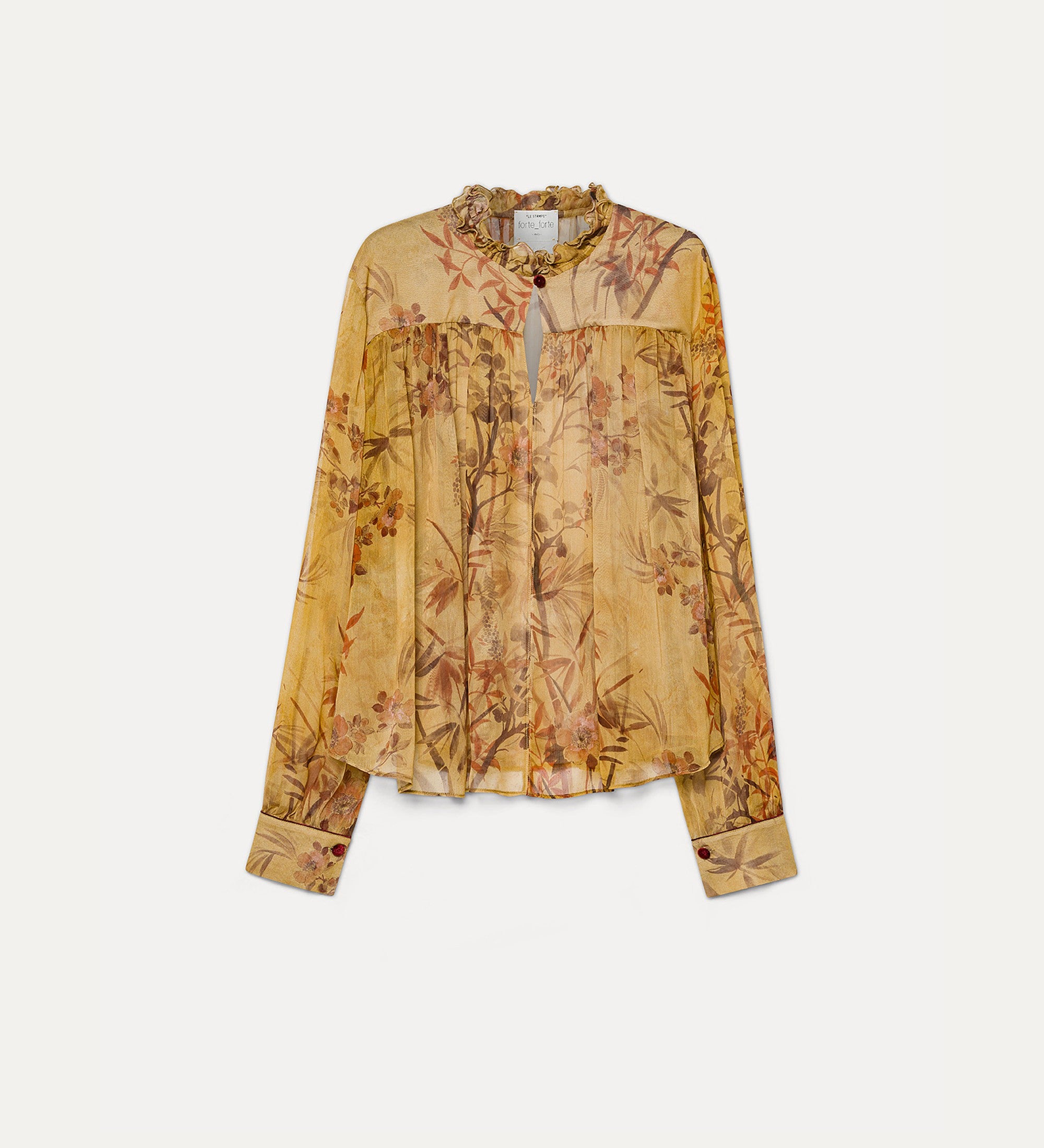 “le bambou secret” crepon bohemian shirt heliodore
