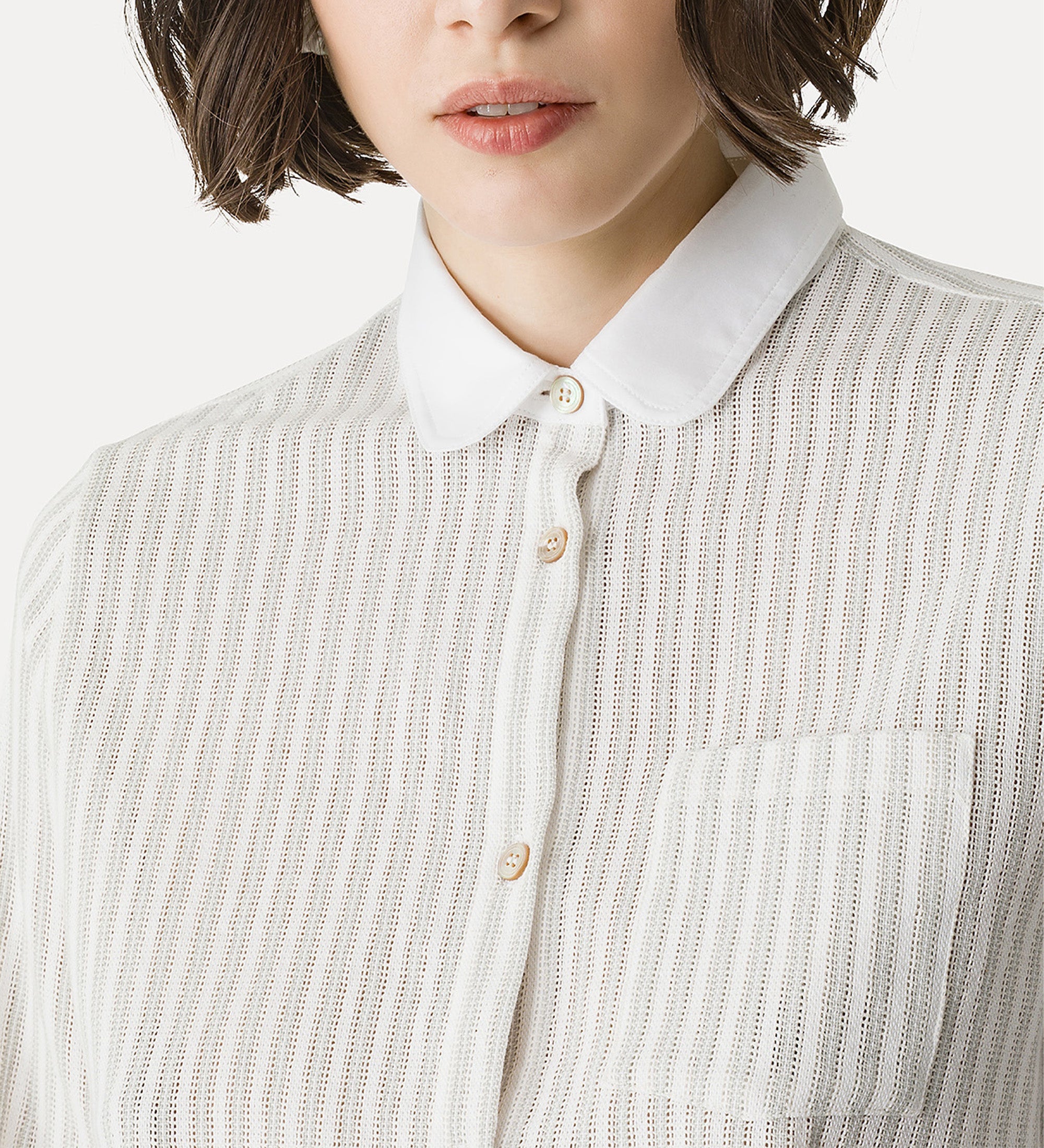 french—collar shirt green