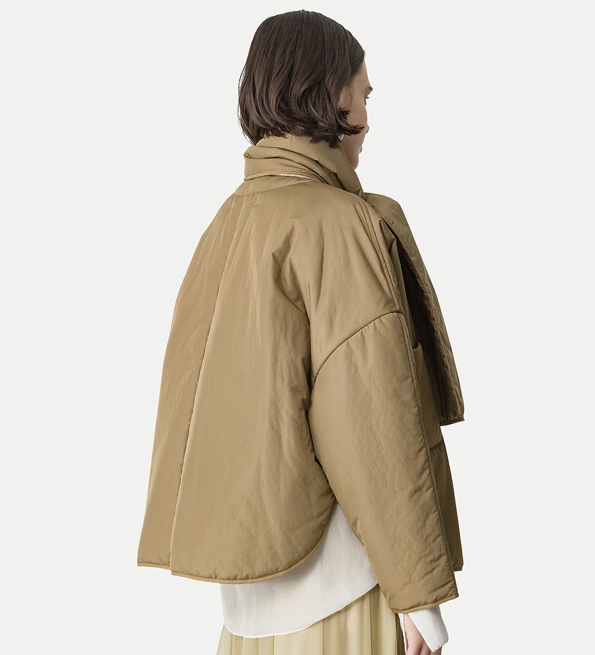 winter kimono brown