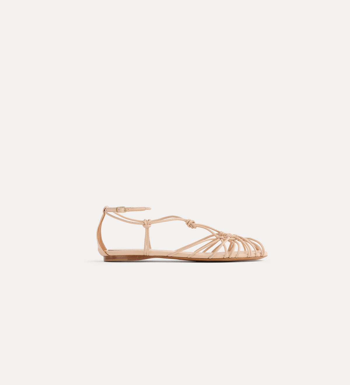 flat nappa leather sandals alba | forte_forte