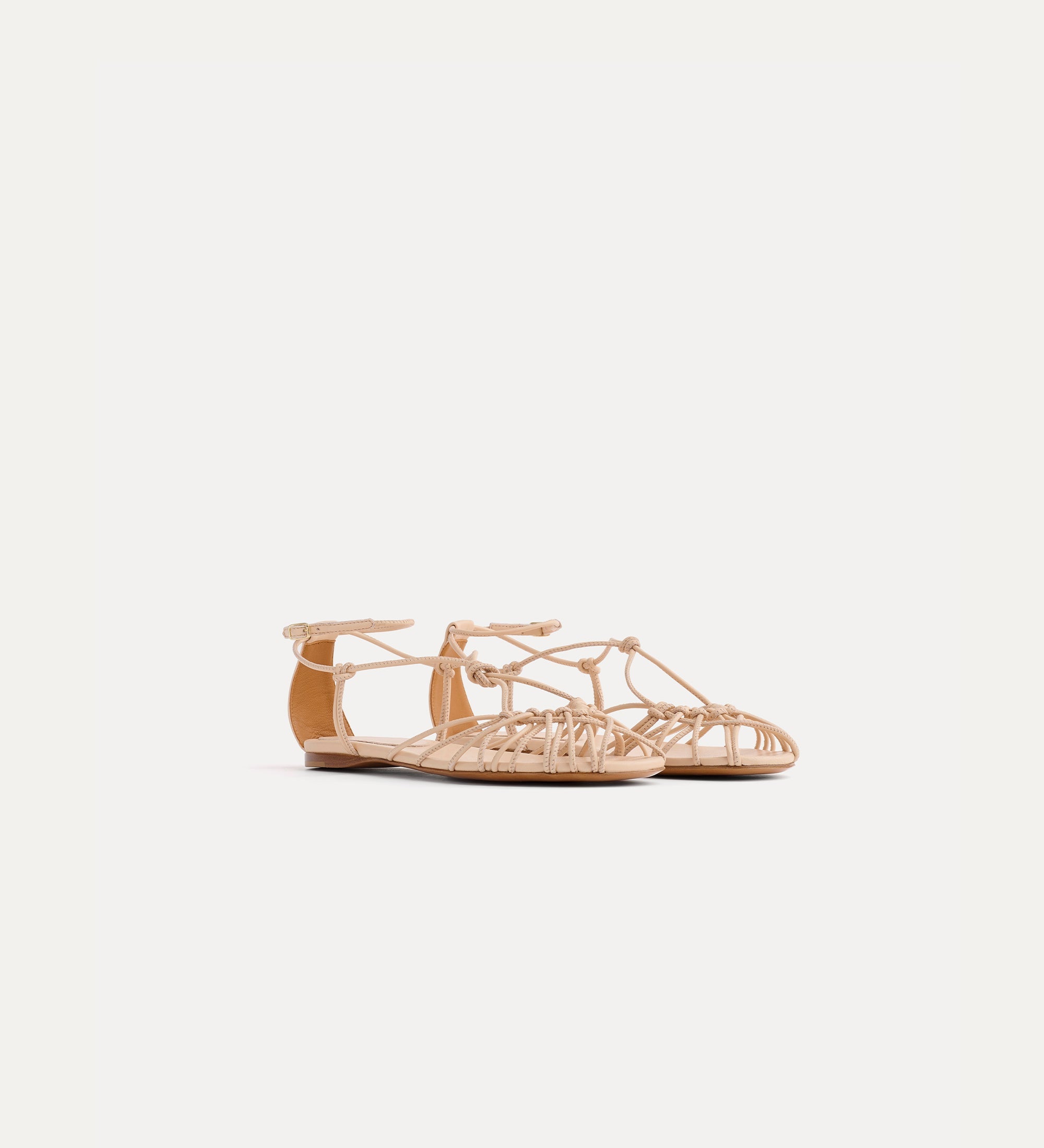 flat nappa leather sandals alba