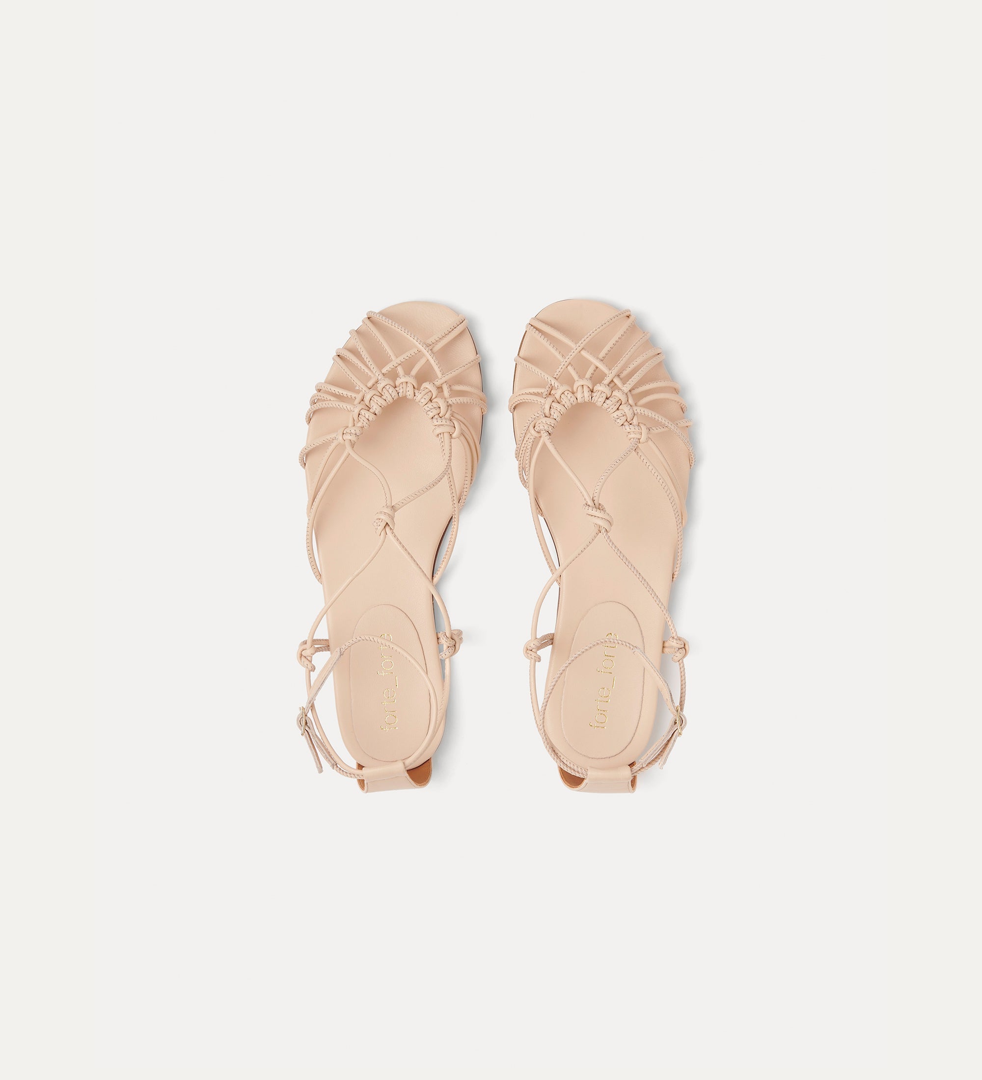 flat nappa leather sandals alba