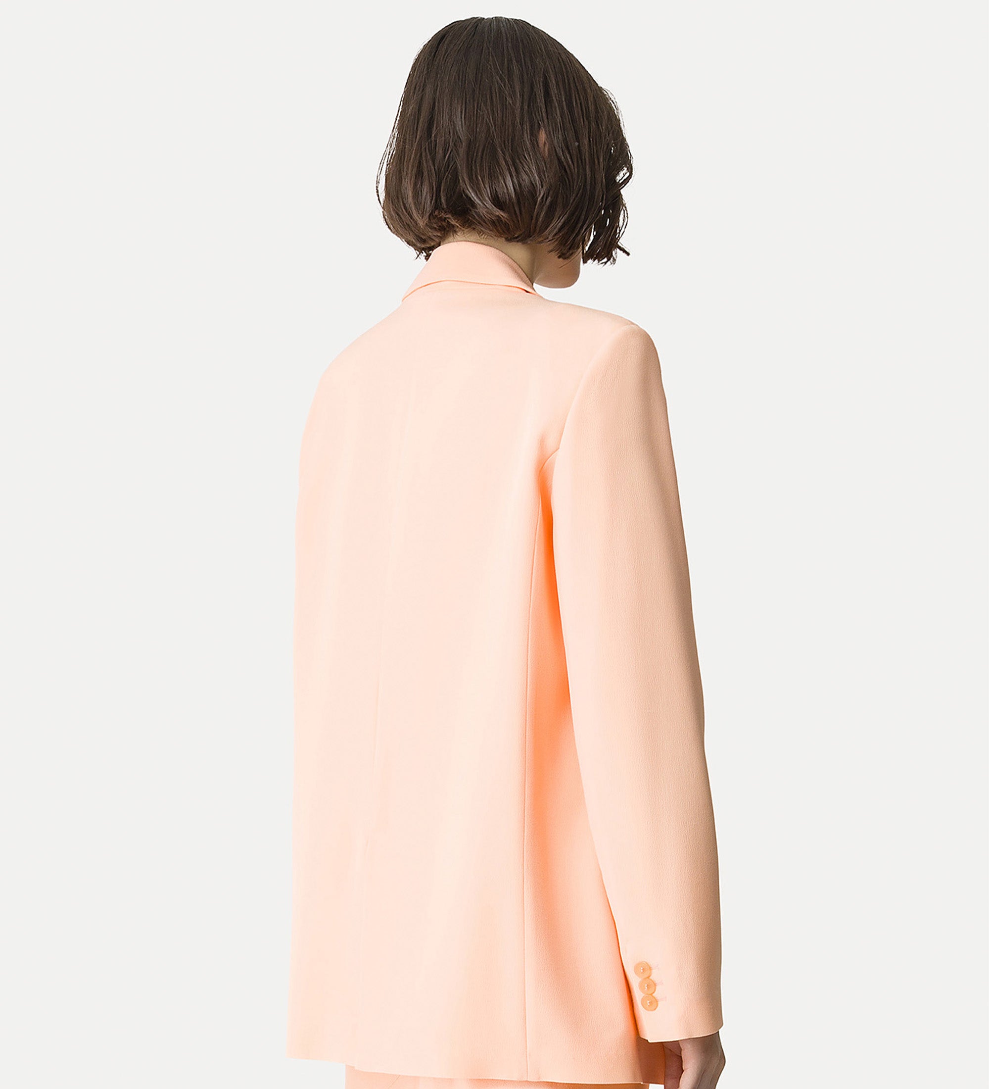 jacket in envers satin pink