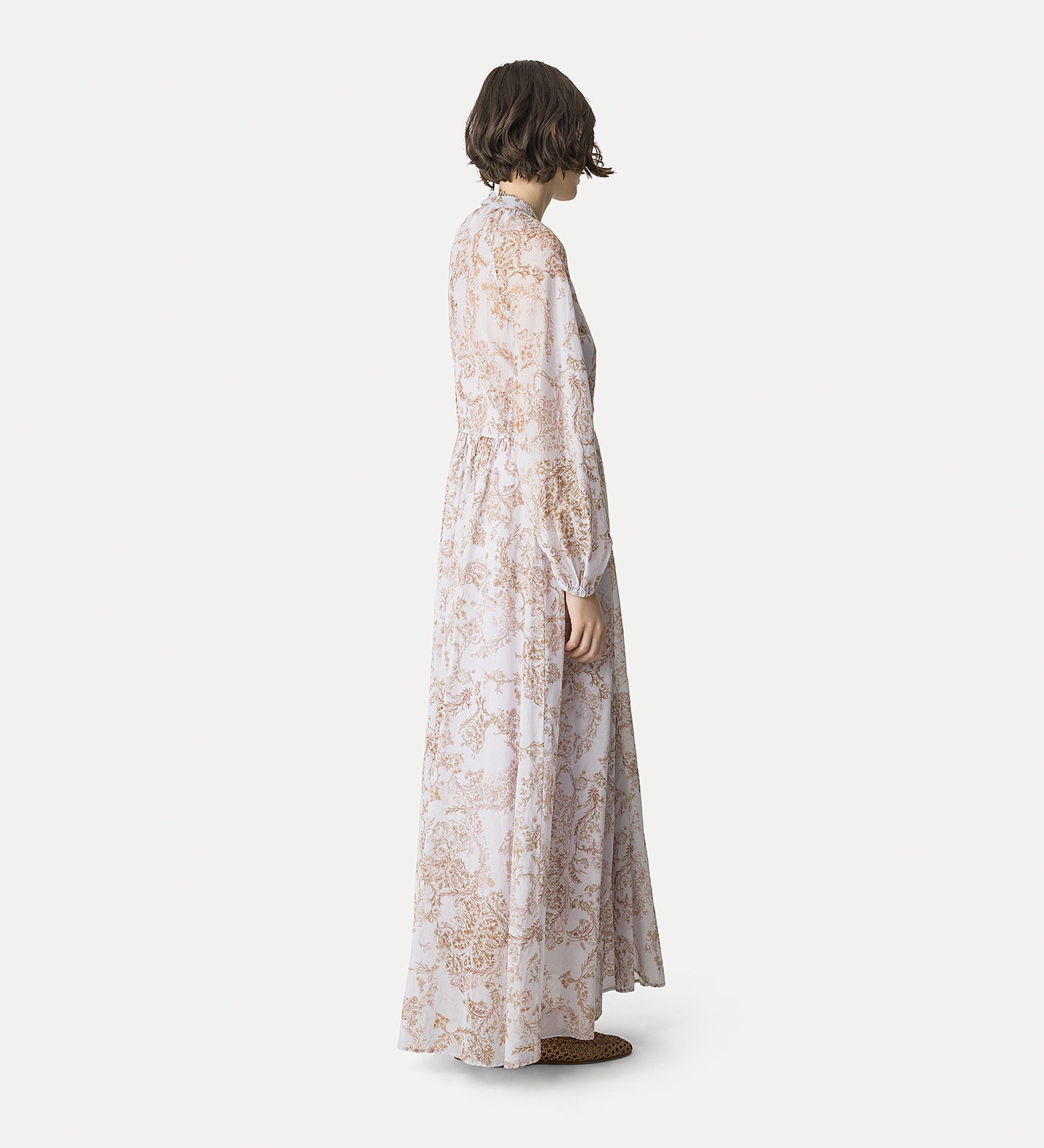 voile dress “nontiscordardime” pink
