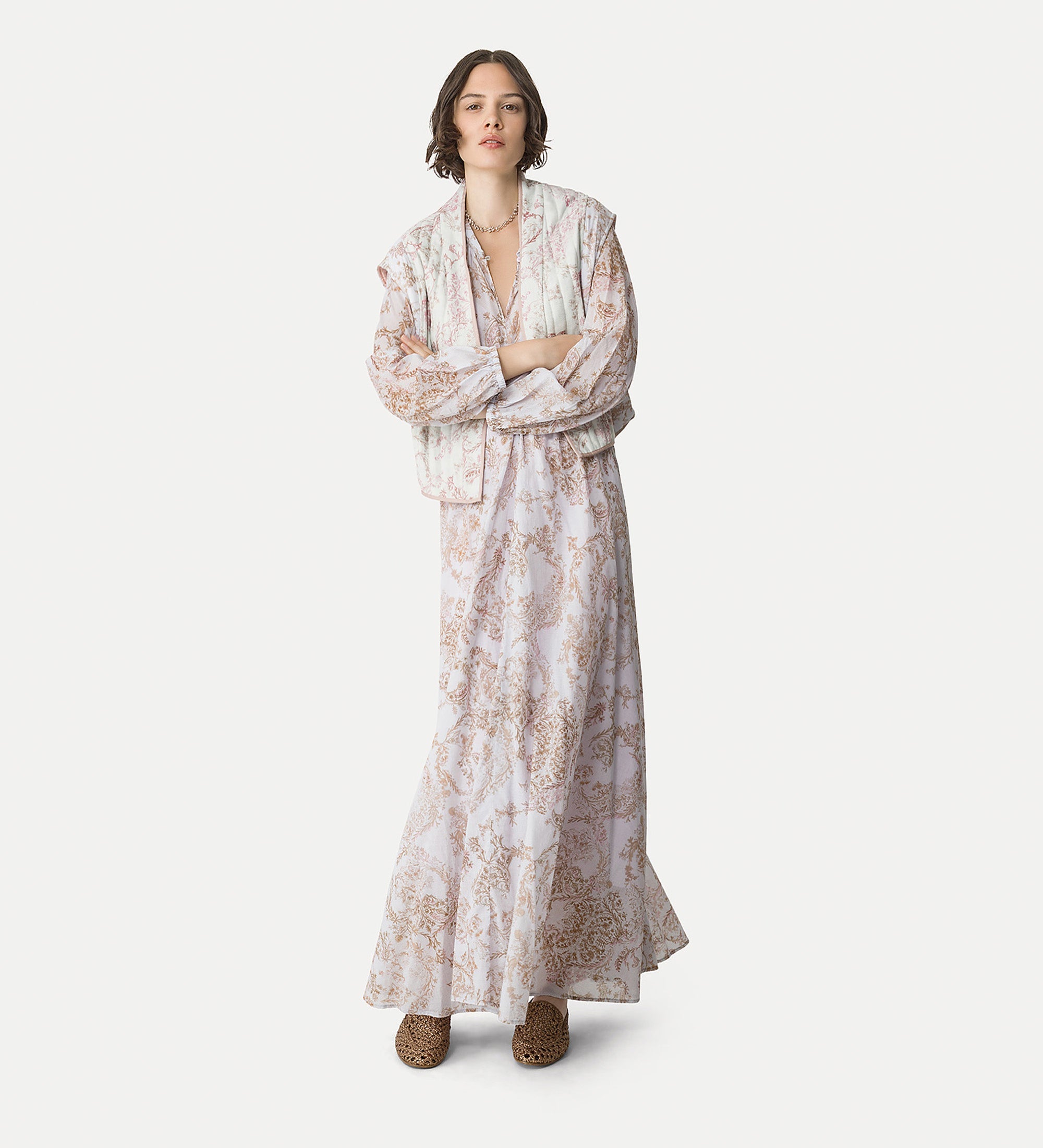 voile dress “nontiscordardime” pink