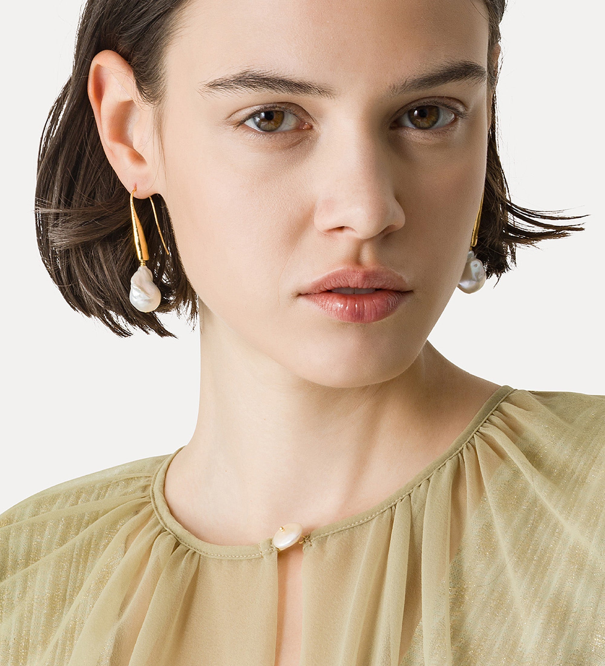 french hook earrings oro