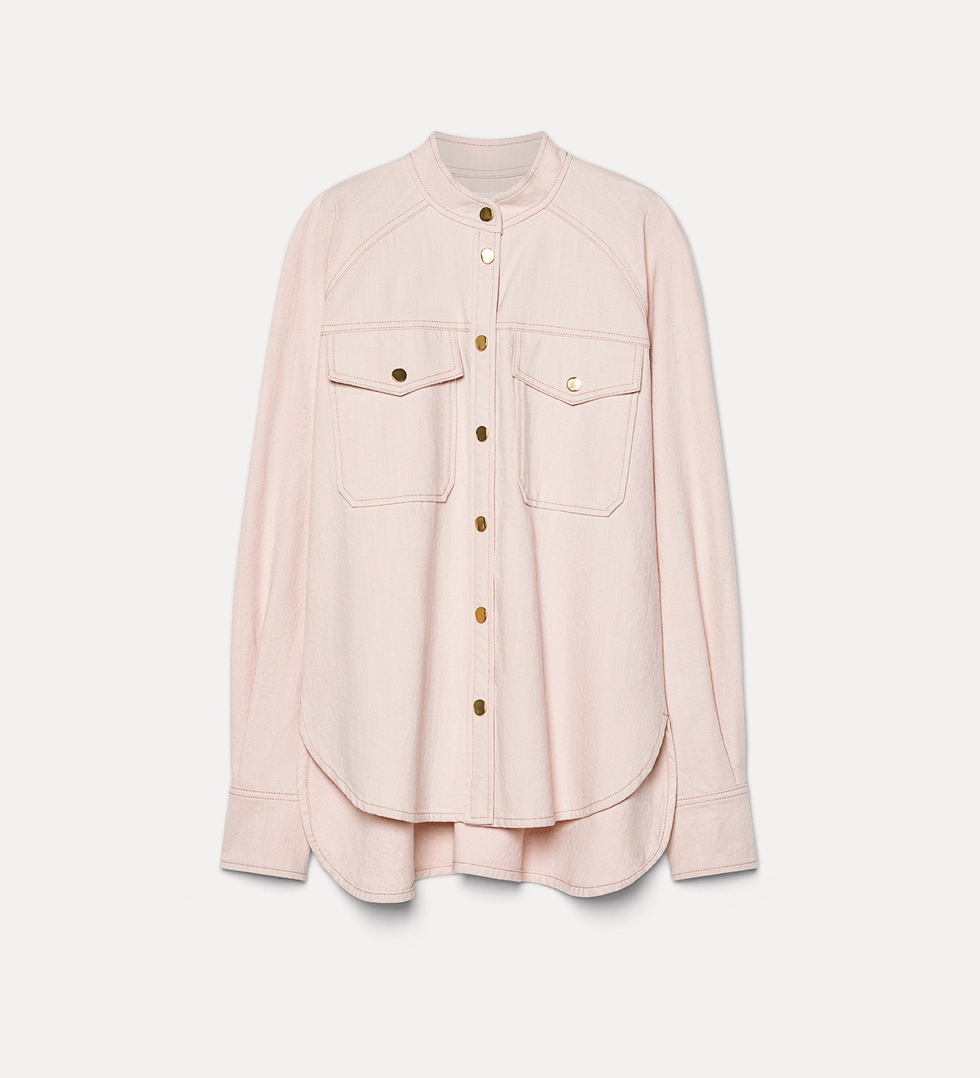 camicia coreana denim cavalry peonia