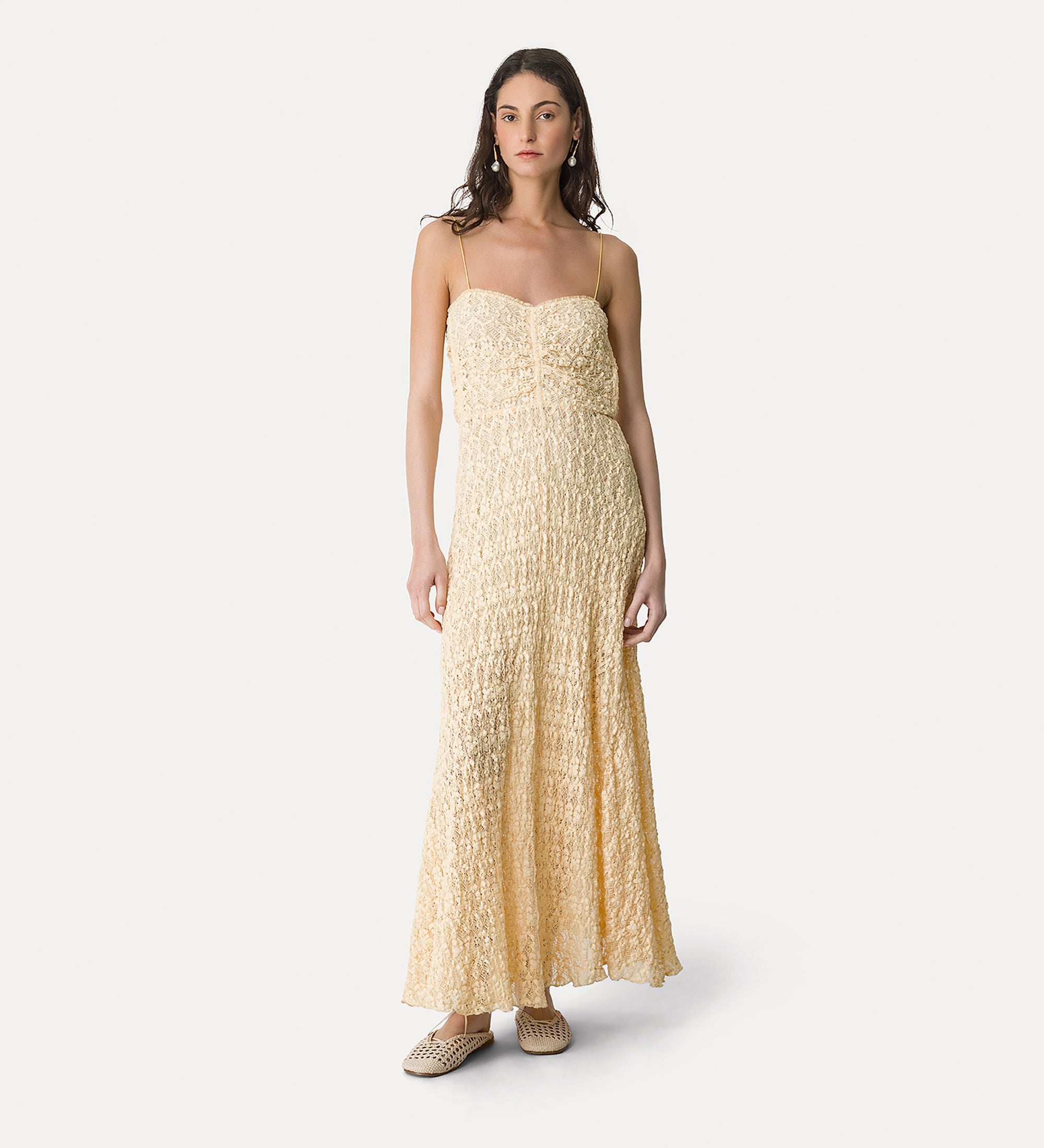 “pizzo stretch” bustier dress honey