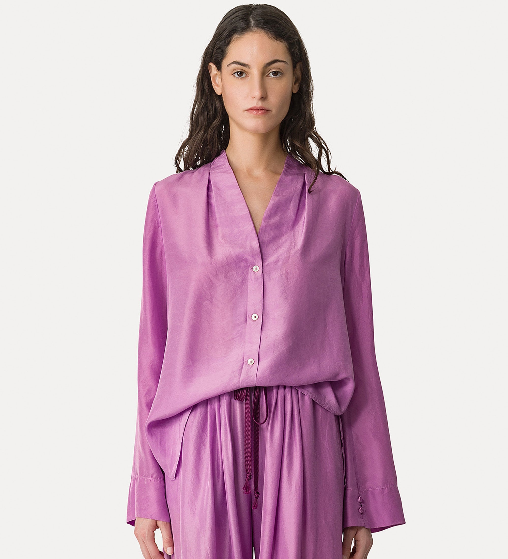 habotai silk shirt burlesque