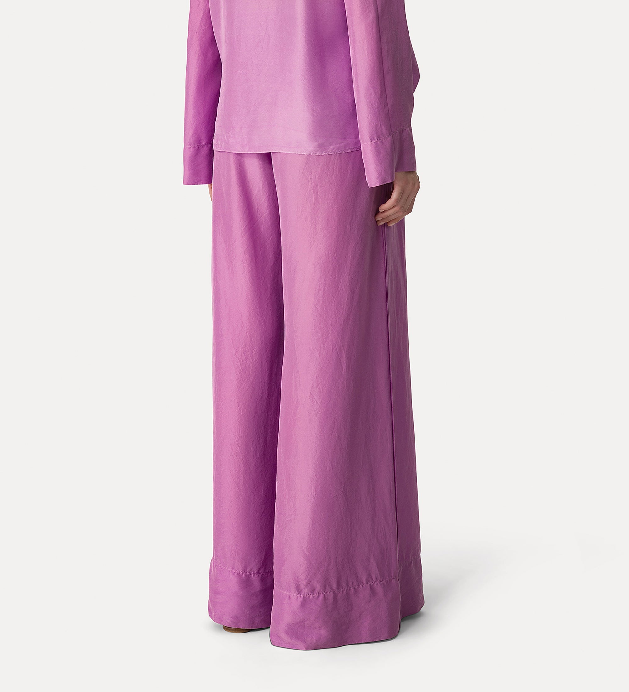 elegant lightweight silk habotai trousers burlesque