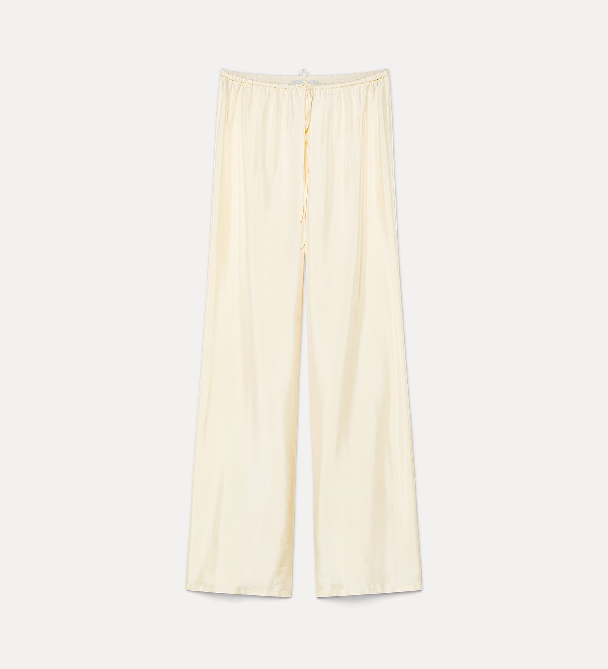 viscose twill drawstring trousers butter