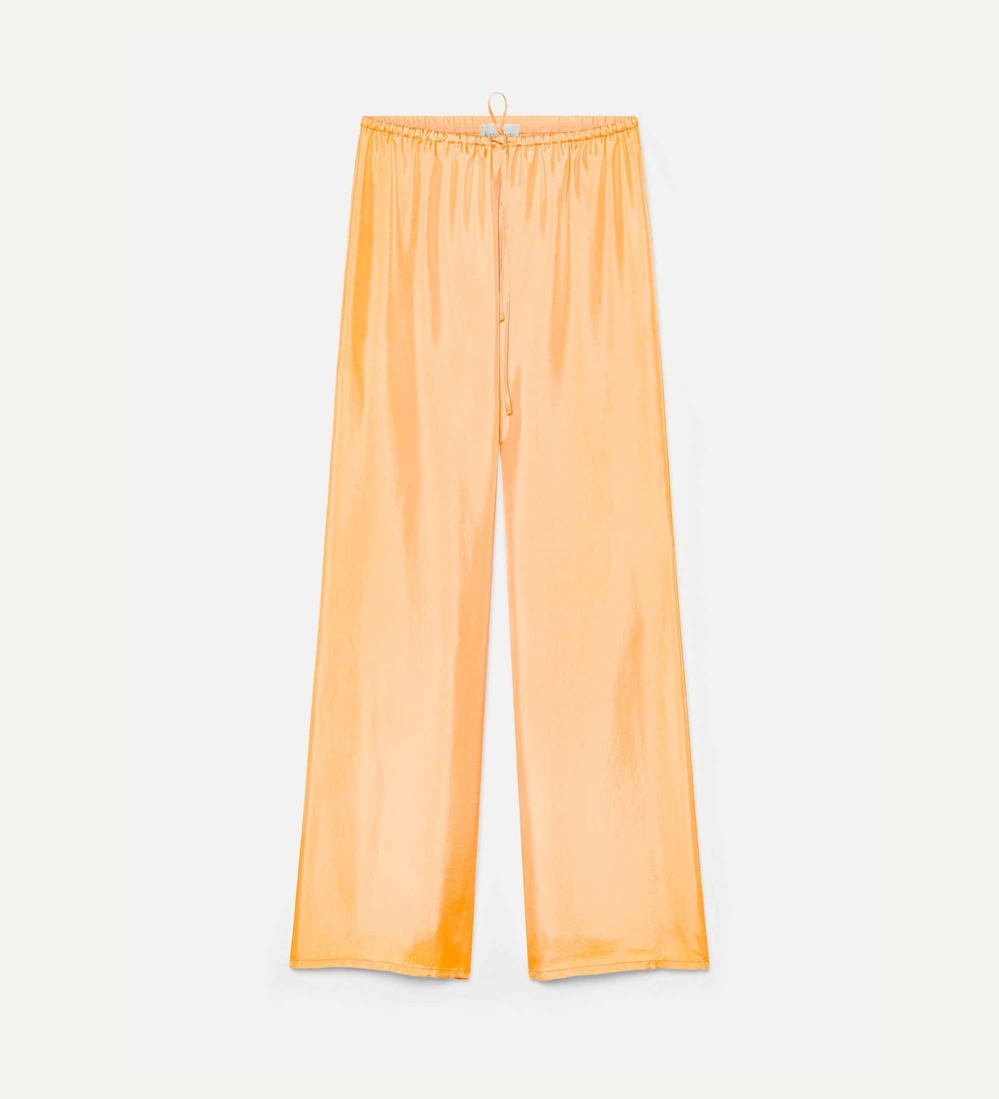 viscose twill drawstring trousers mandarine