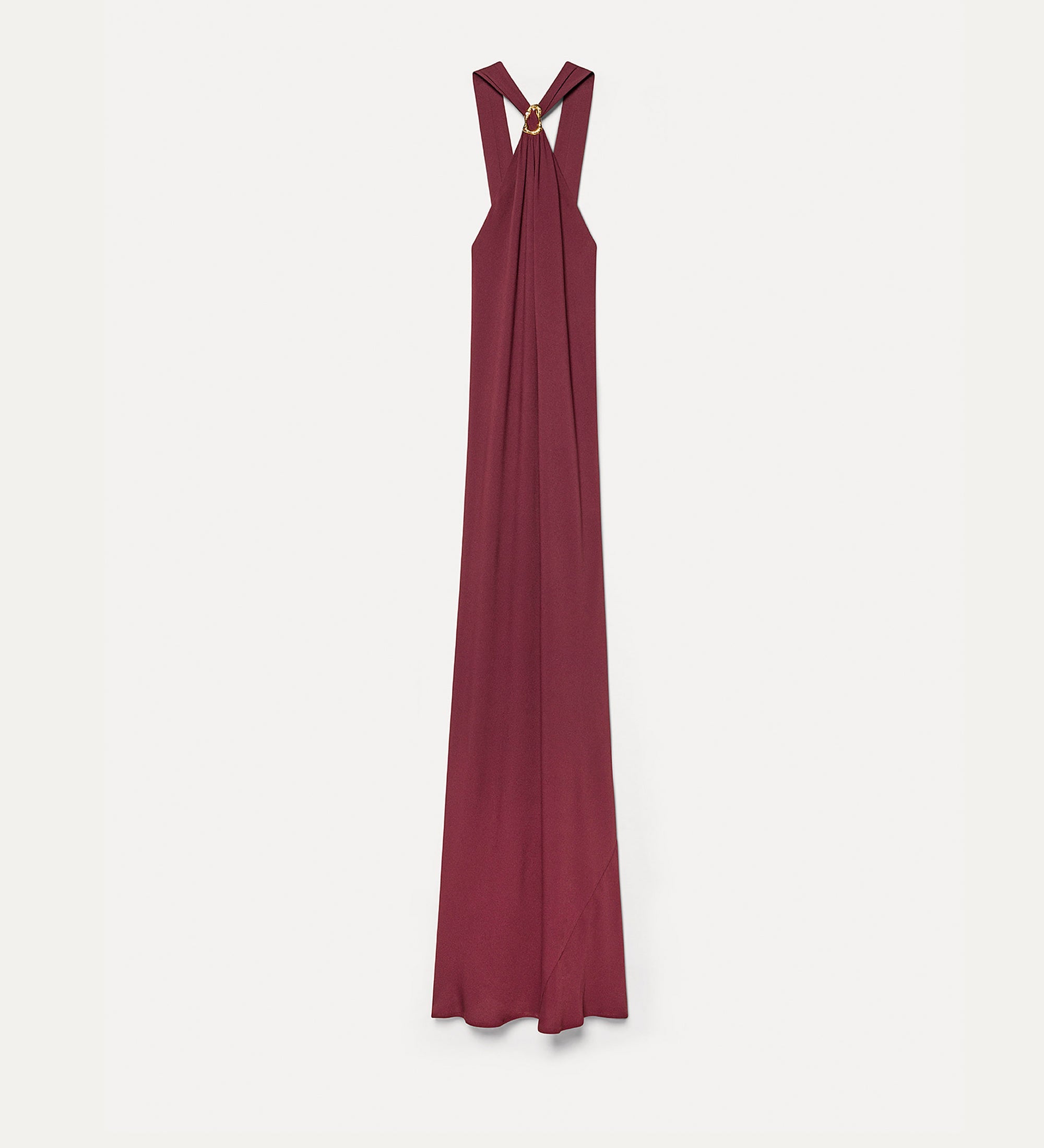 crêpe marocaine dress ruby