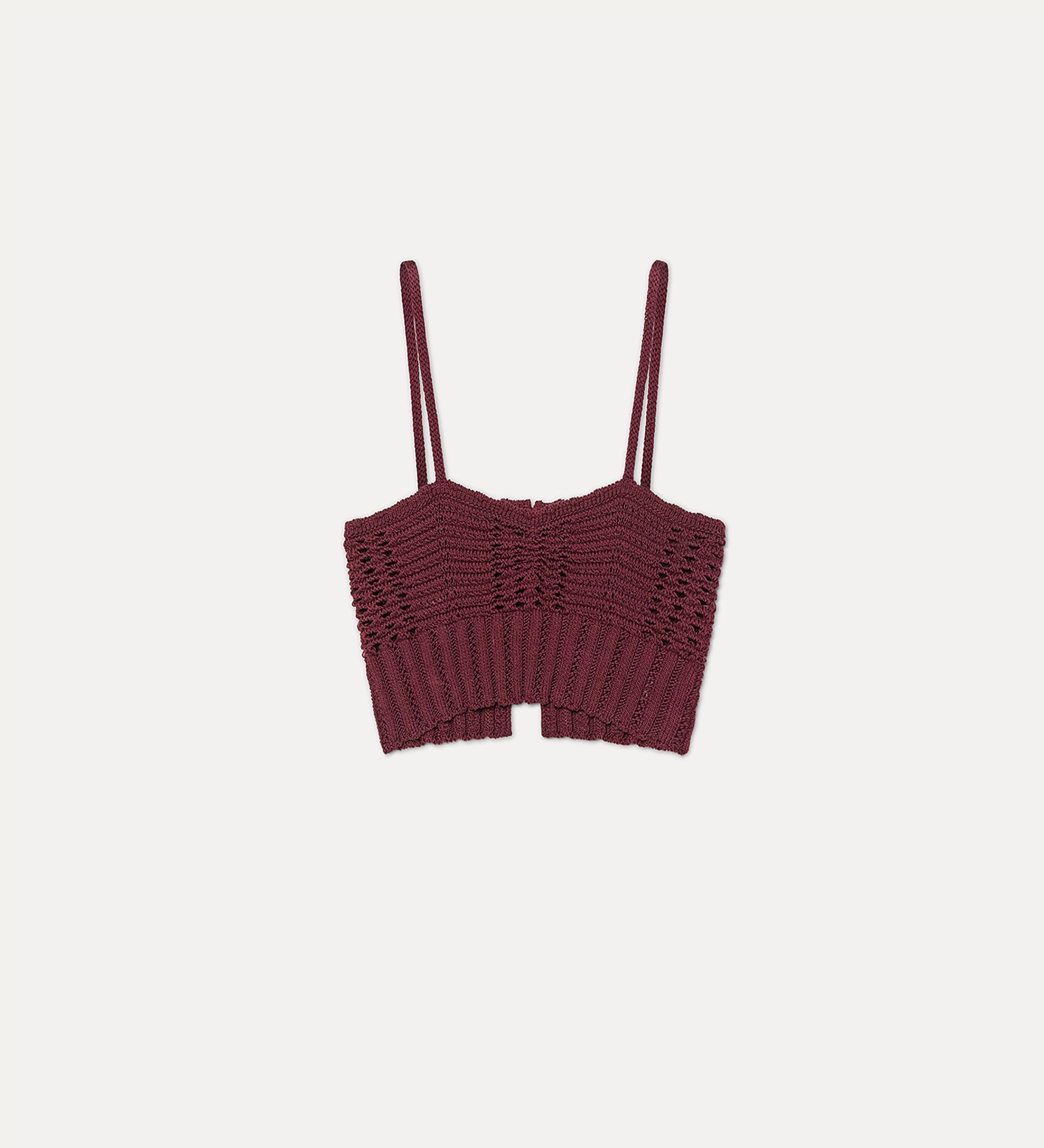 cotton vest top ruby