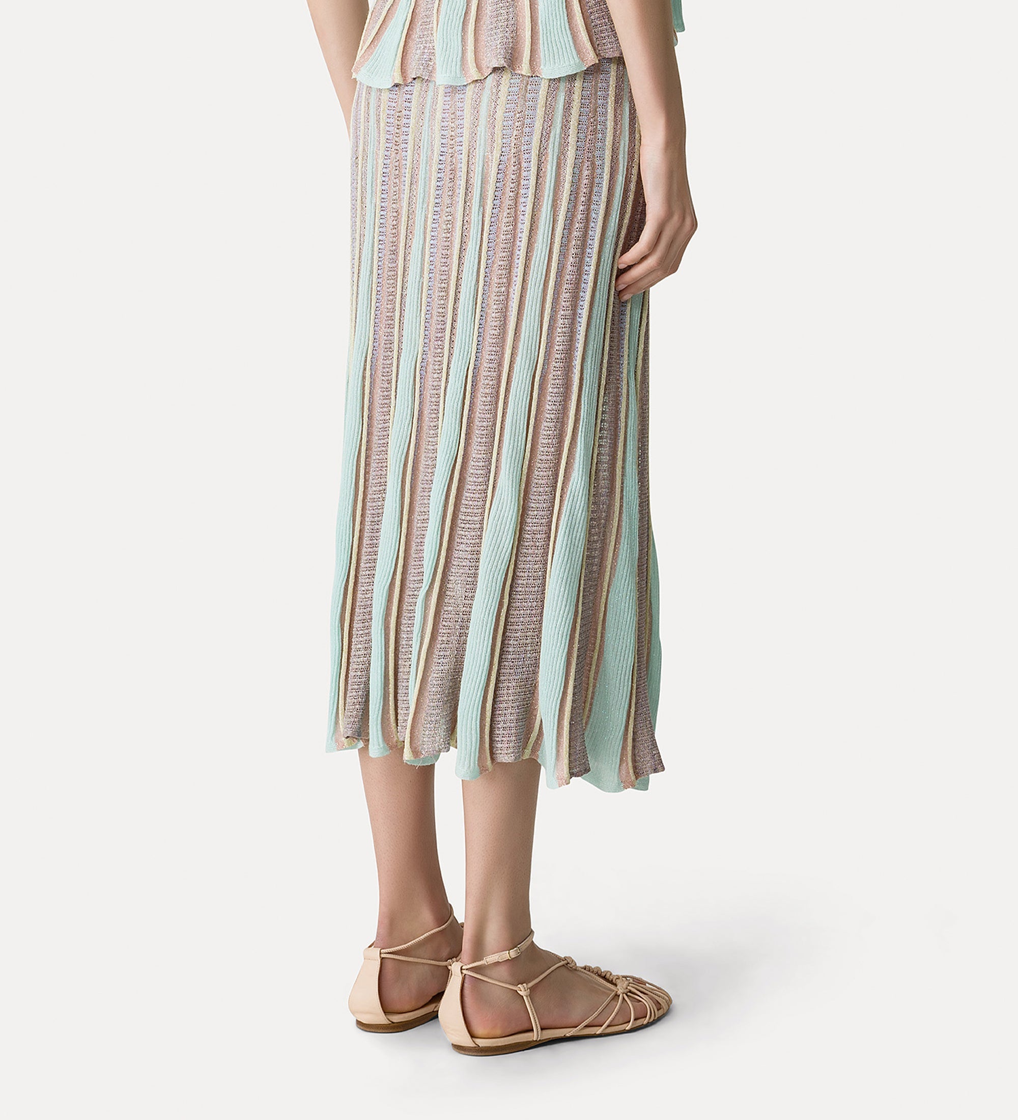 long “les folies” jacquard tulip skirt lucente
