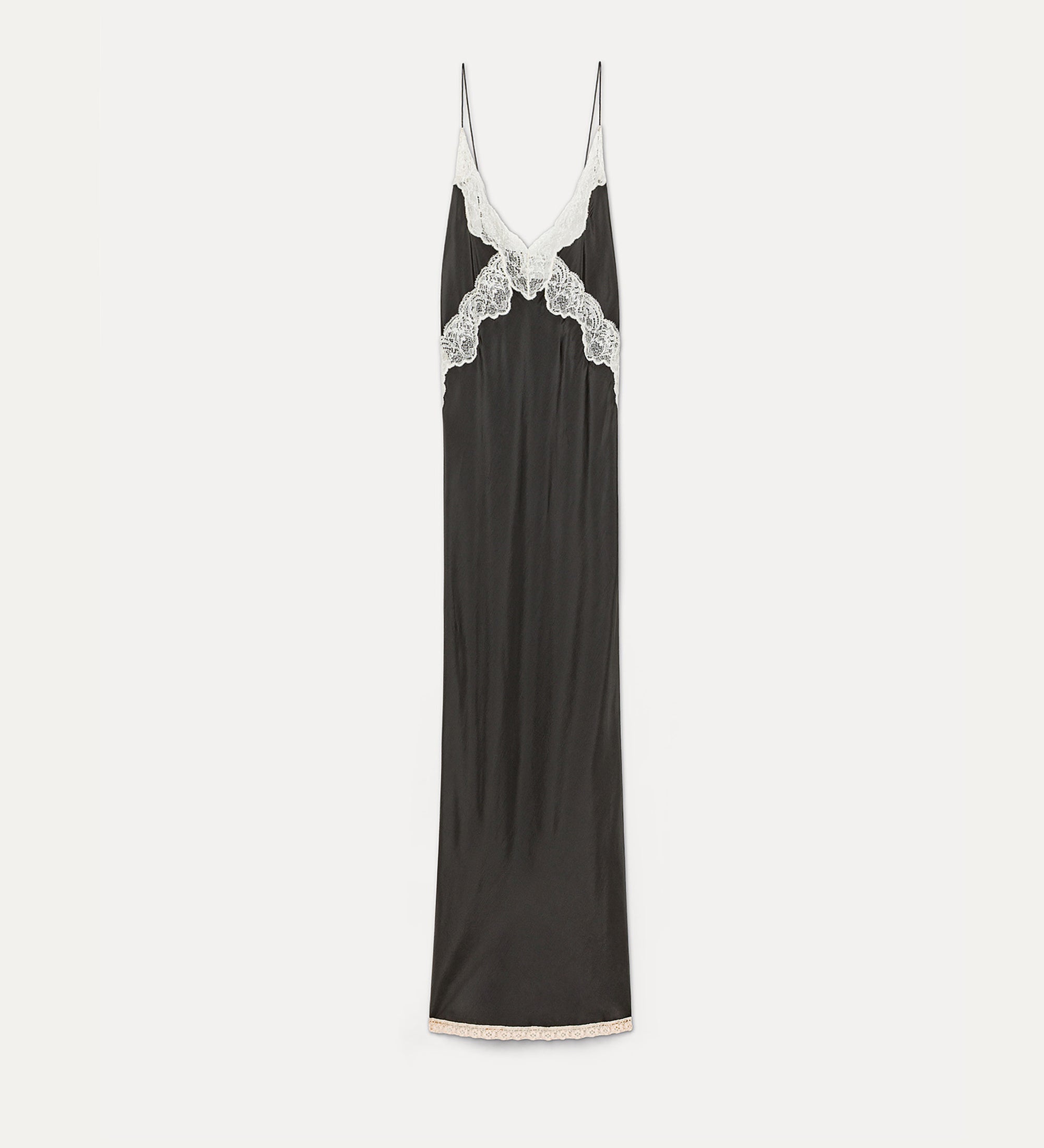 elegant viscose dress noir