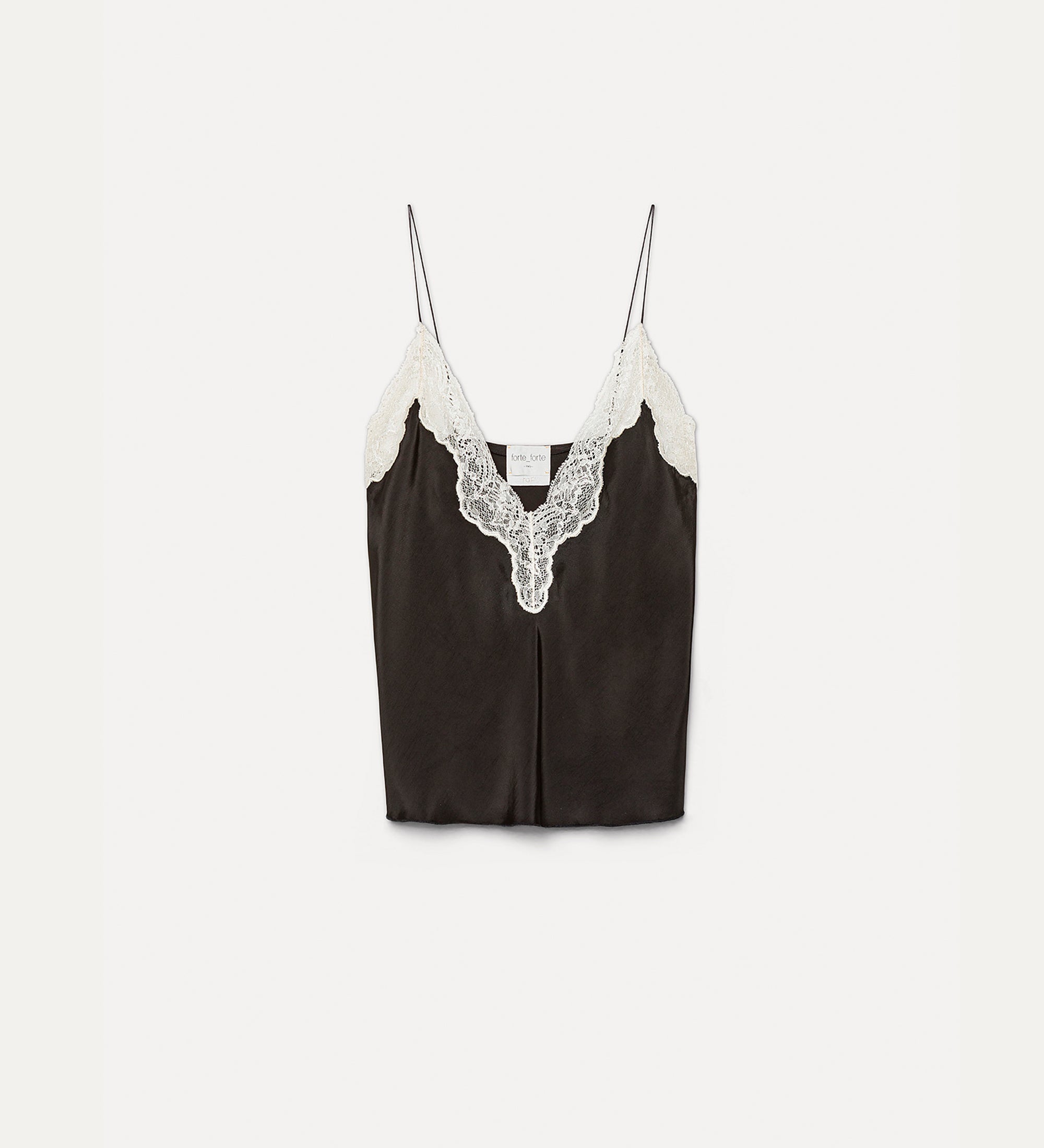 chic lingerie top noir