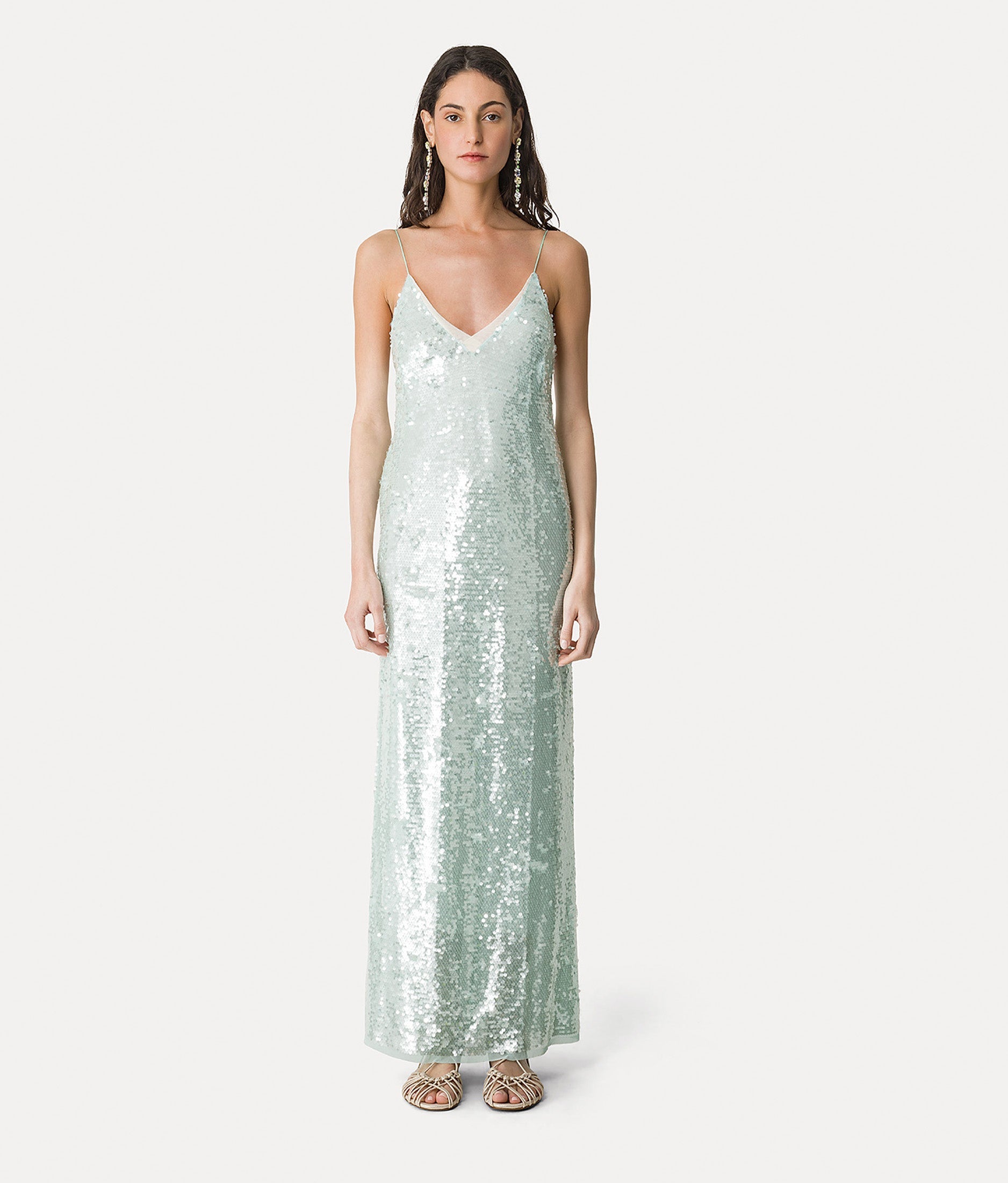 “liquid sequins” slip dress breeze