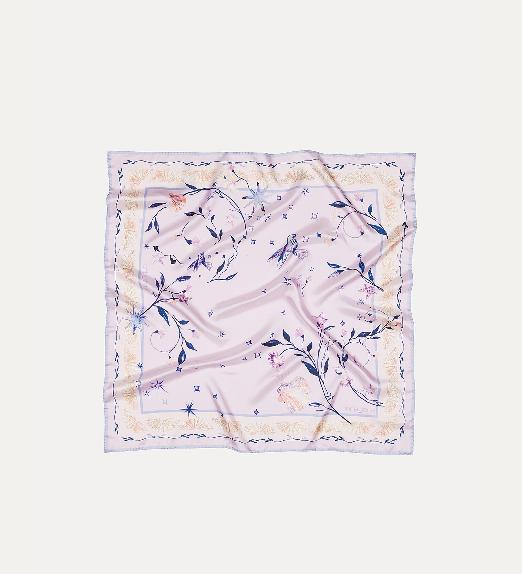 “deliverance” print elegant square scarf sweet