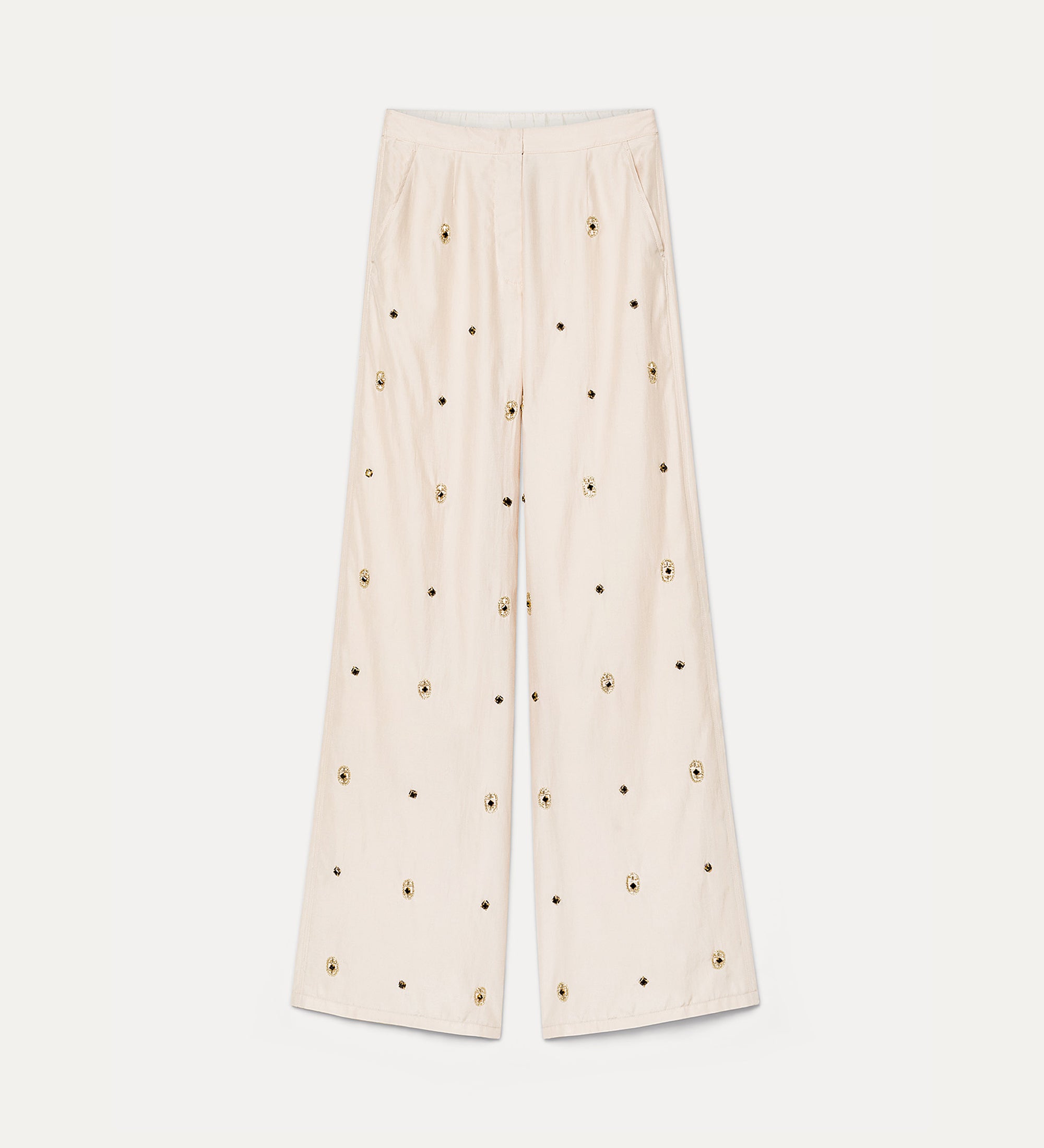 pantalone maschile twill chic ricamo "le club" loto
