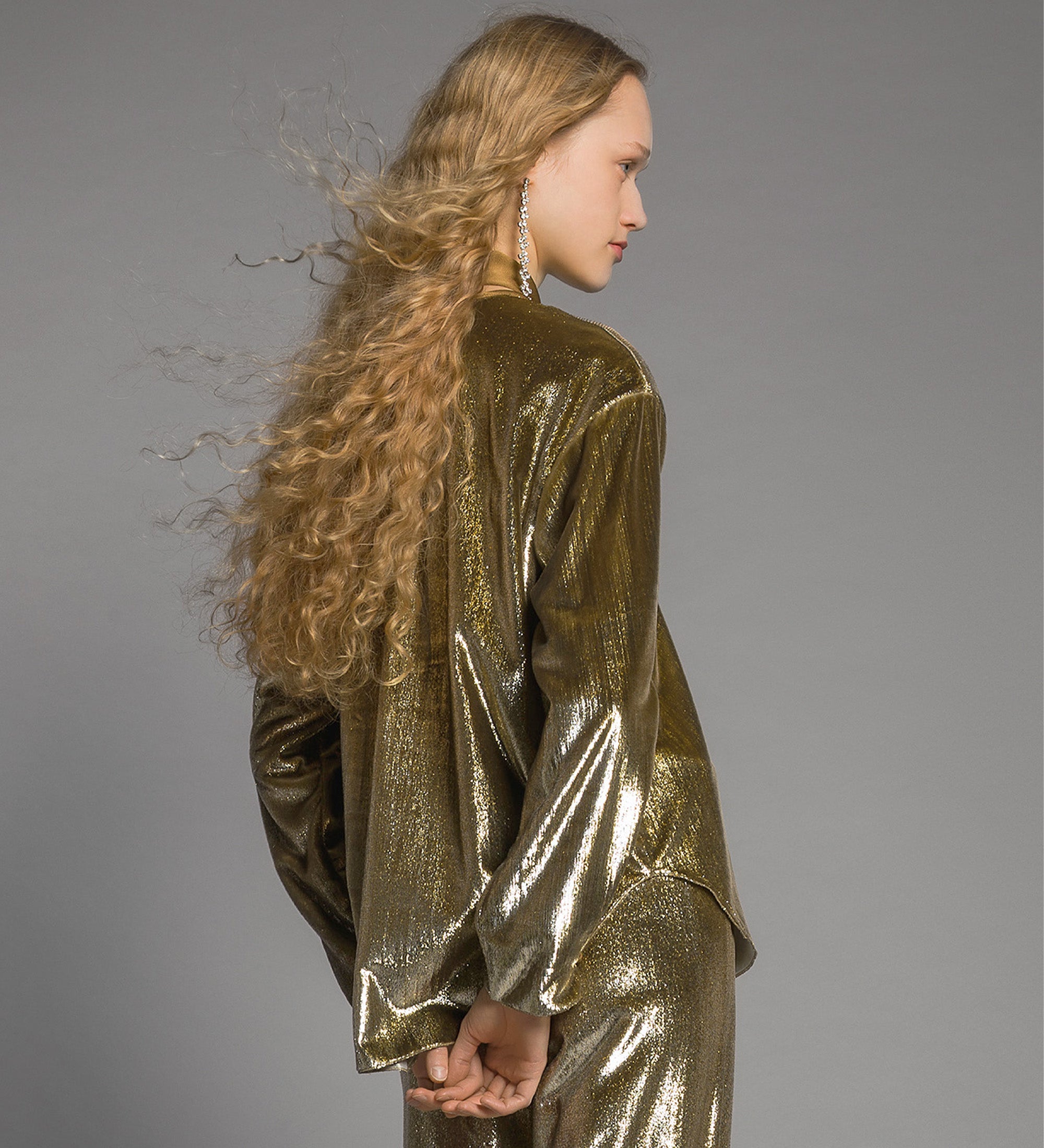 camicia con fusciacca Gold