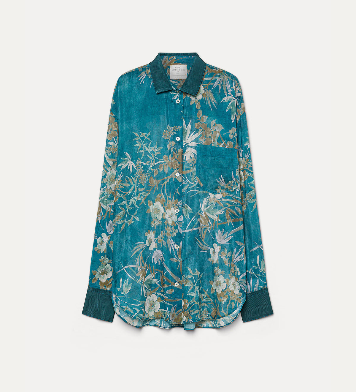 “le bambou secret” voile shirt jade