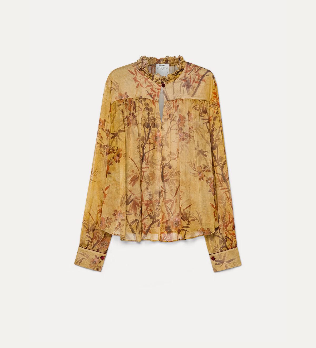 “le bambou secret” crepon bohemian shirt heliodore