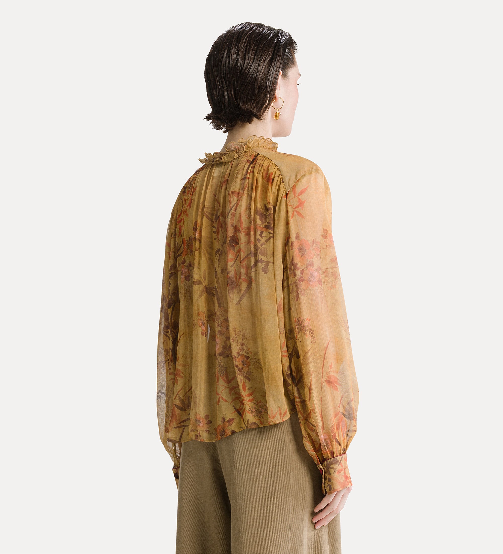 “le bambou secret” crepon bohemian shirt heliodore