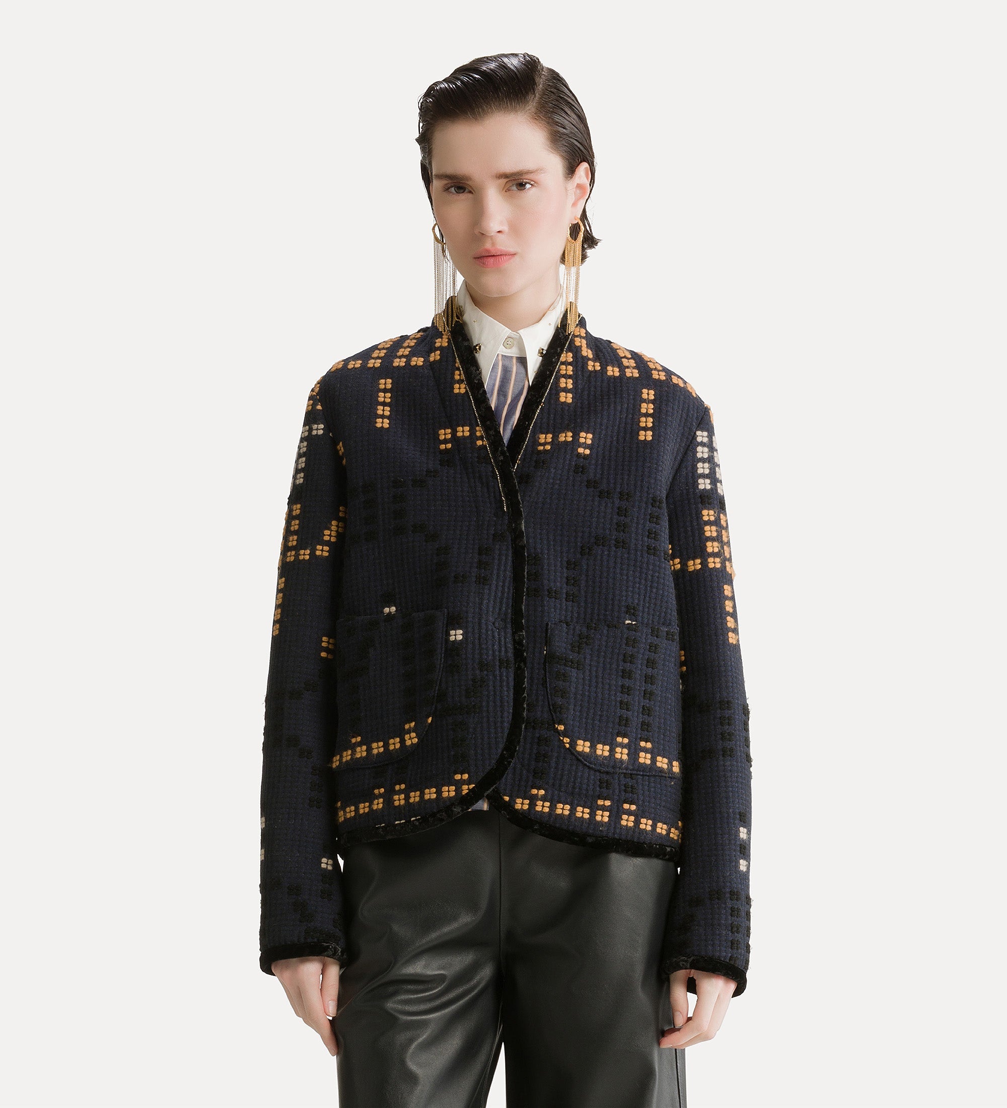 blouson jaquard "samarcanda notte
