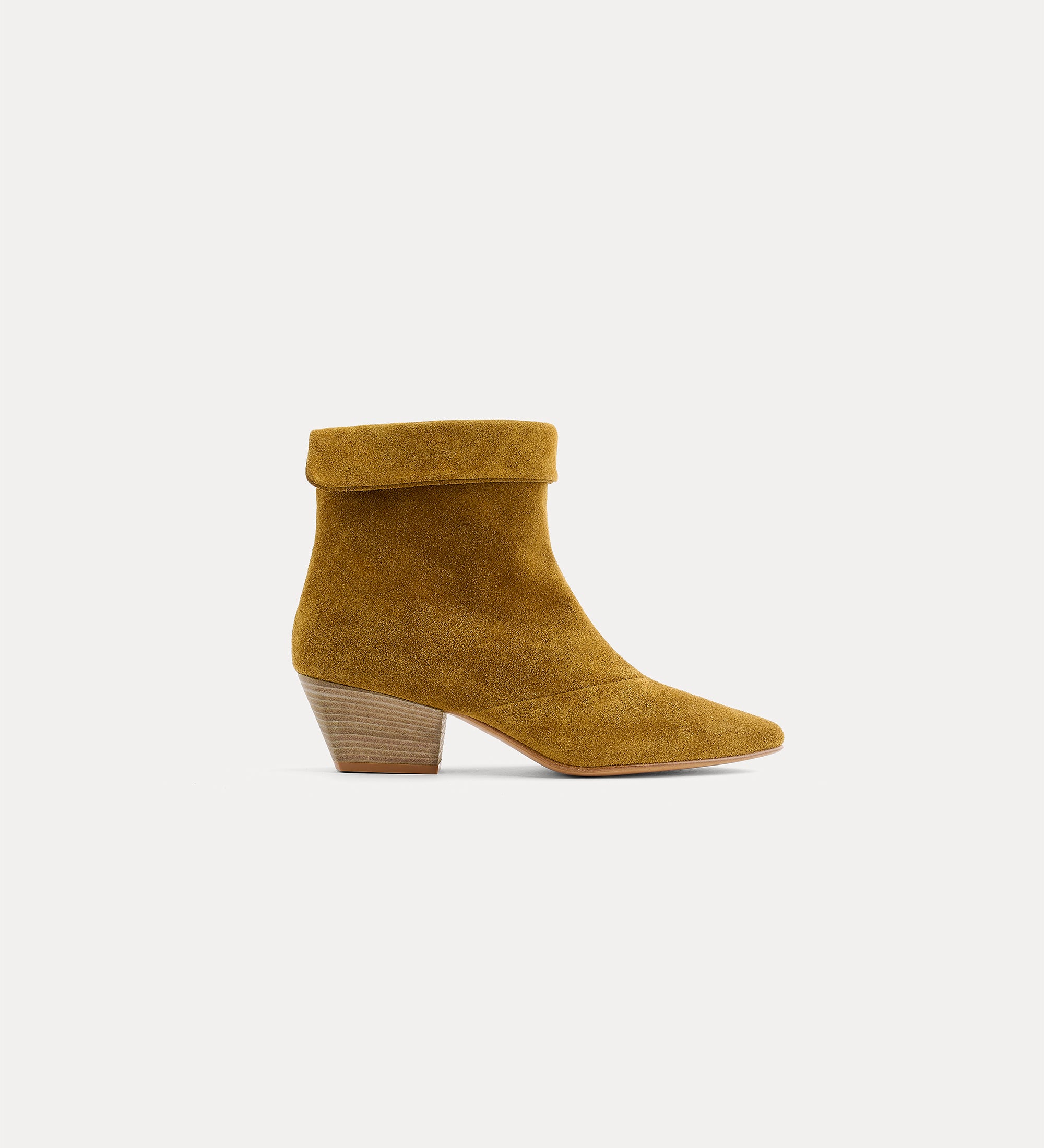 ankle boot in suede vintage