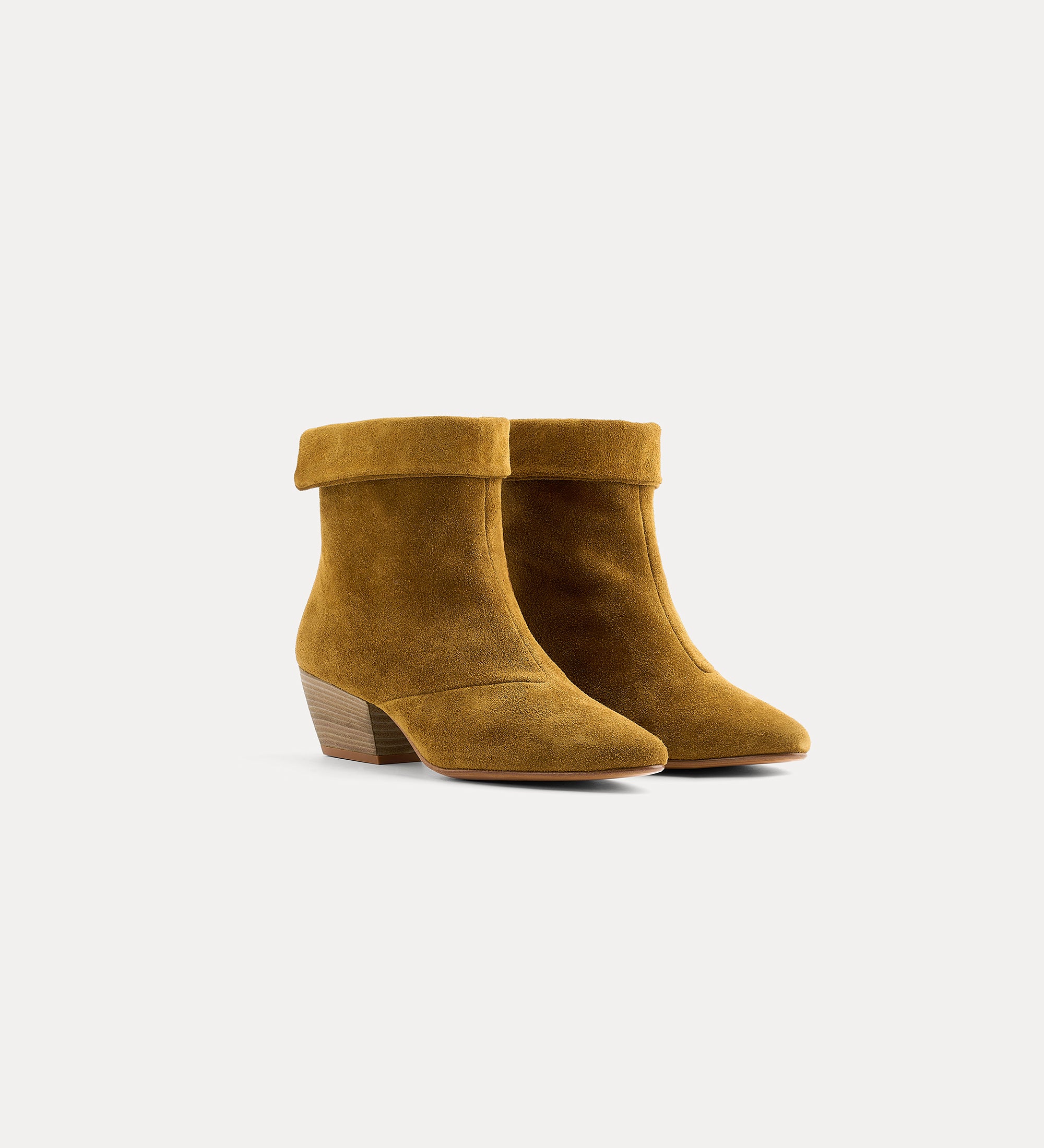 ankle boot in suede vintage