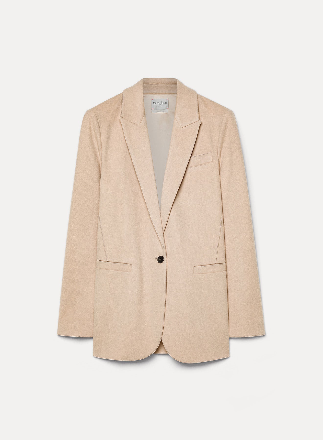 single–breasted blazer in light cloth loto