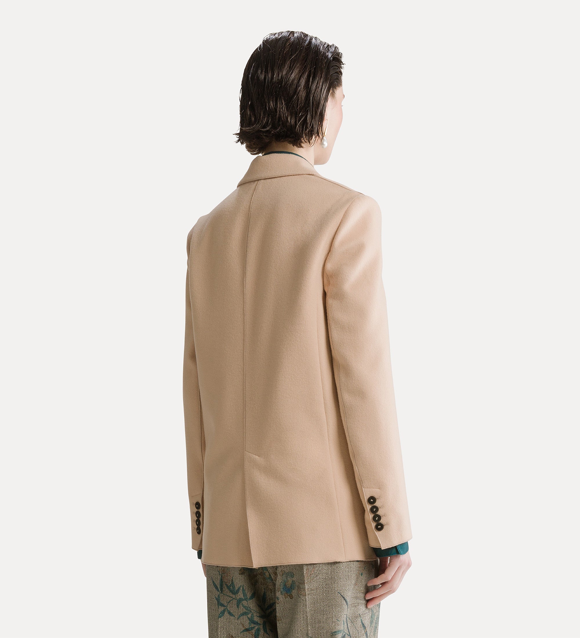single–breasted blazer in light cloth loto
