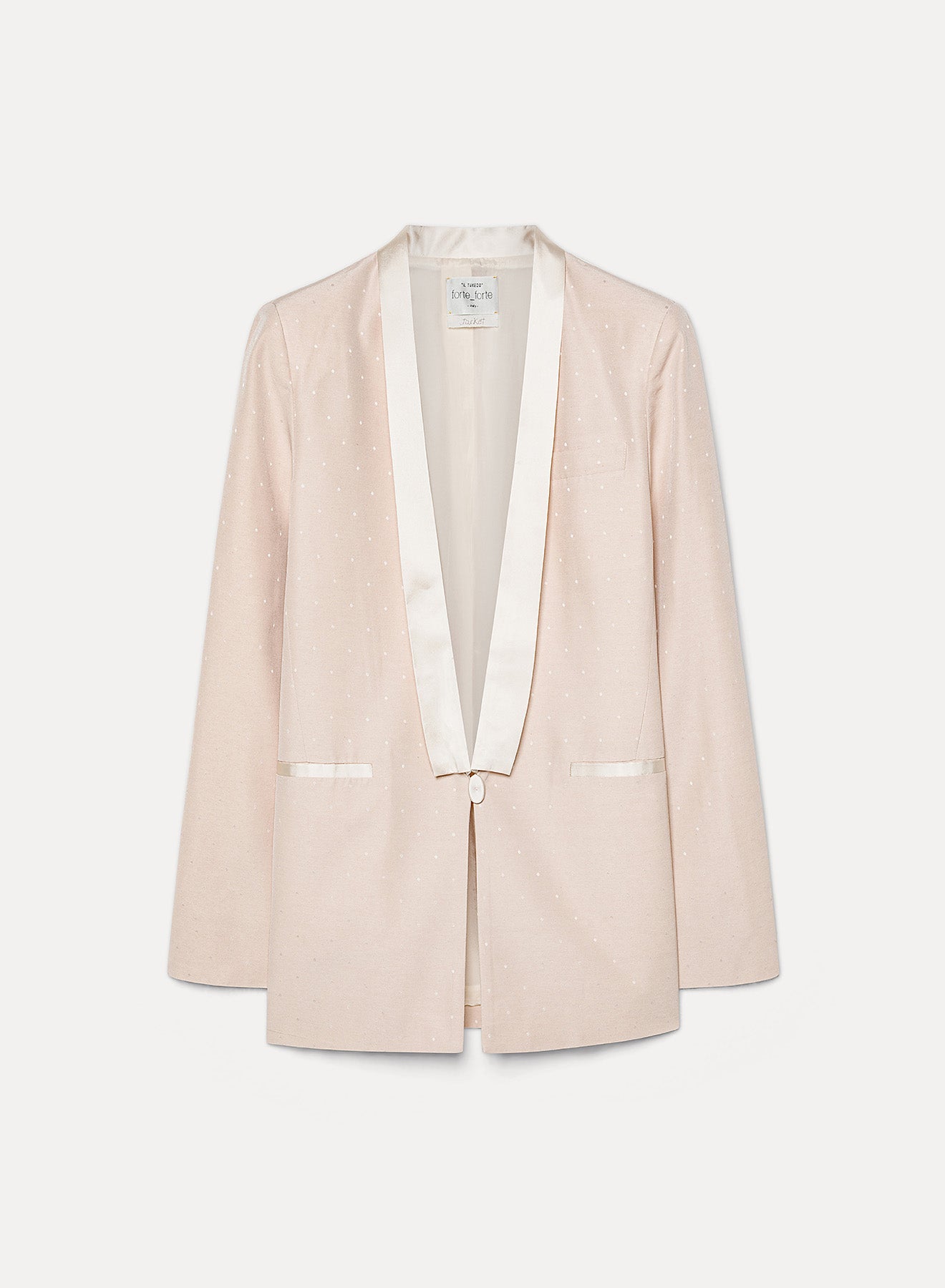 polka dot jacquard dinner jacket loto
