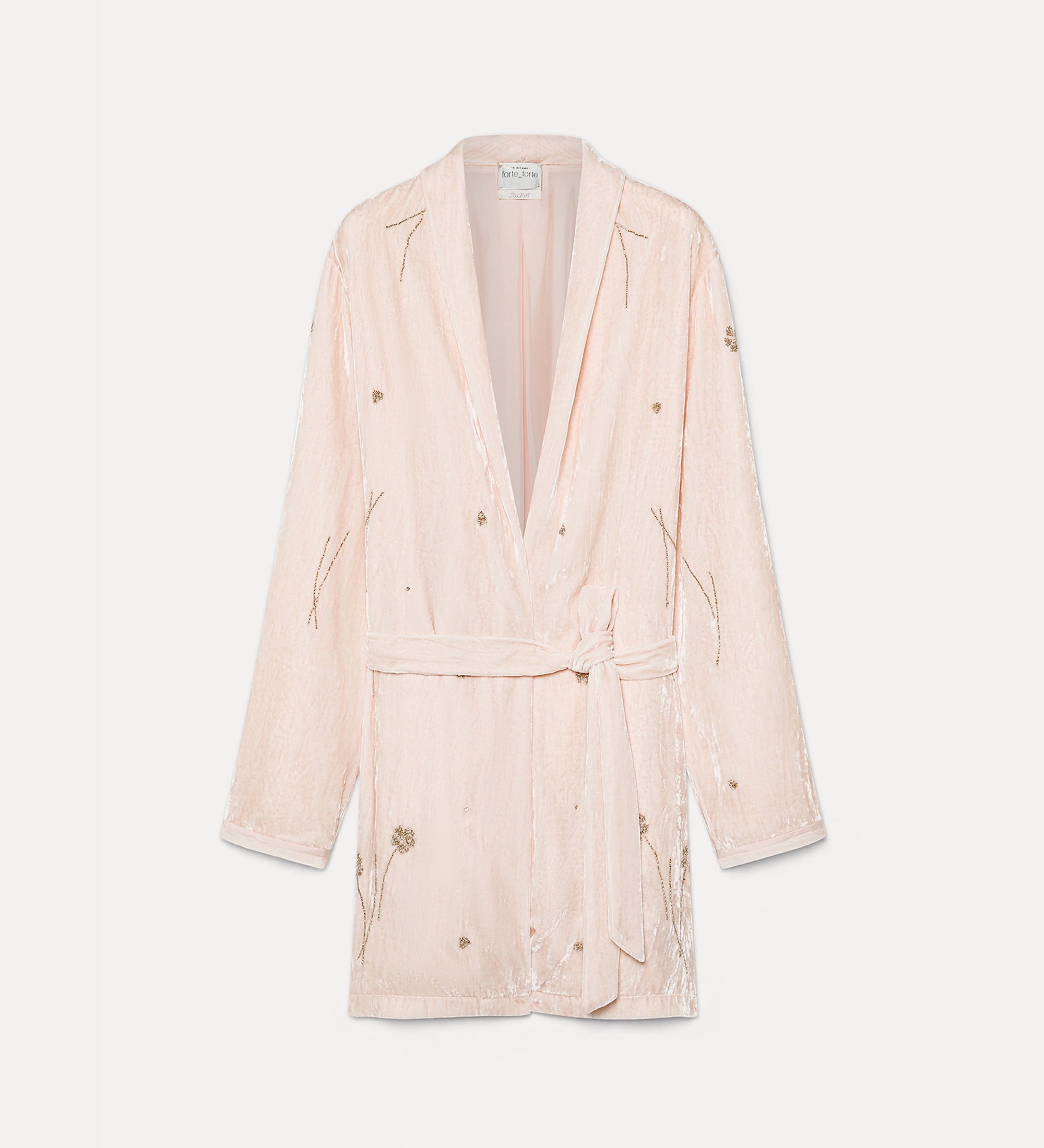 kimono en velours “fleurs d'orient” loto