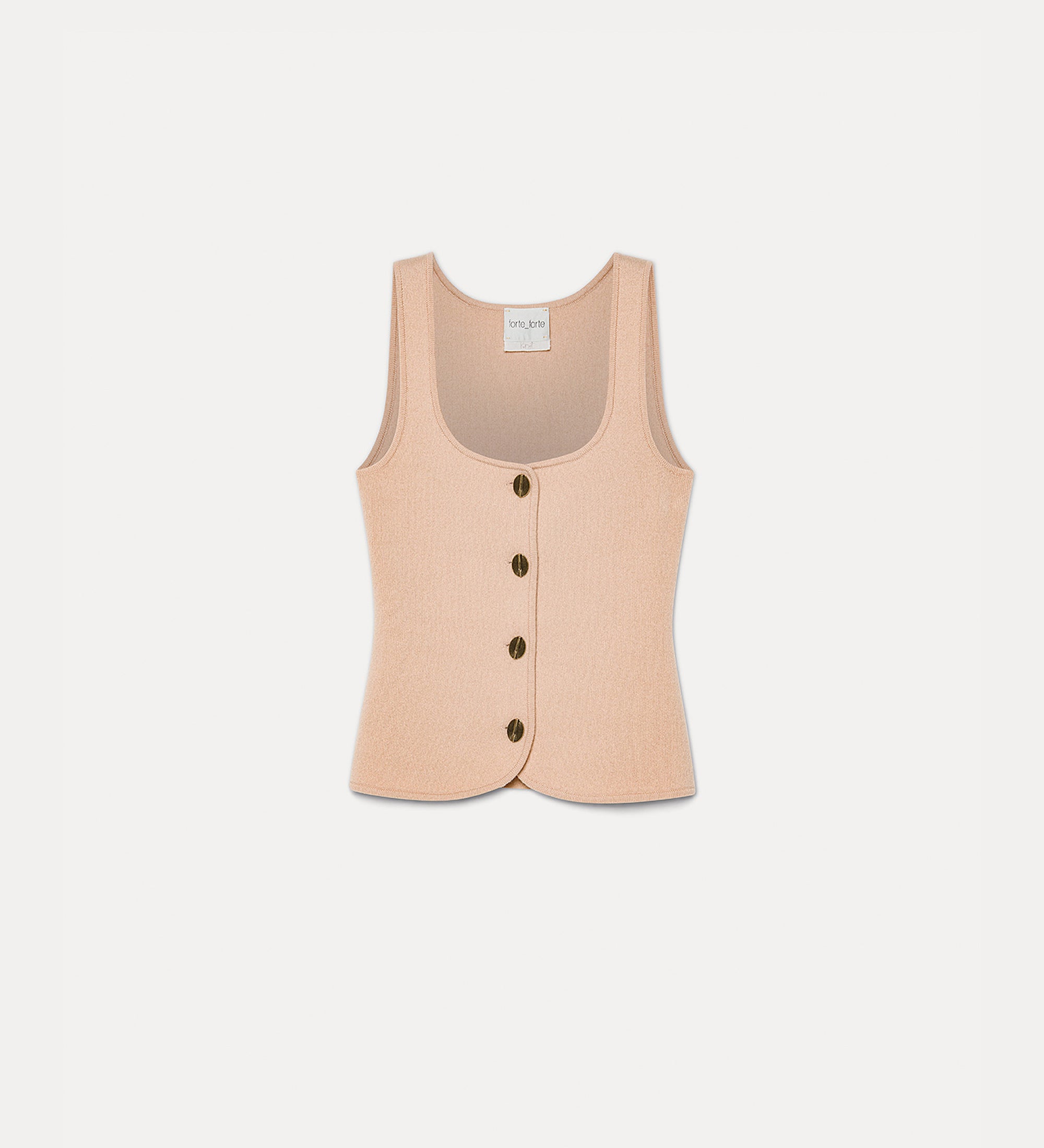 wool and cashmere bustier waistcoat cashmere