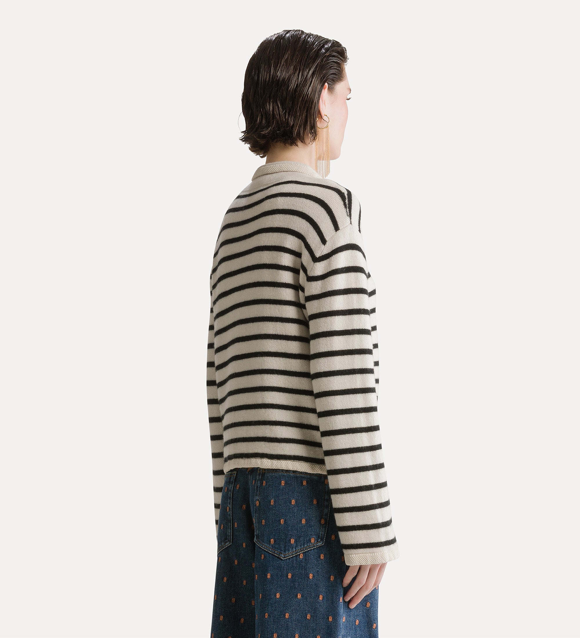 wool and cashmere knitted jacket pure