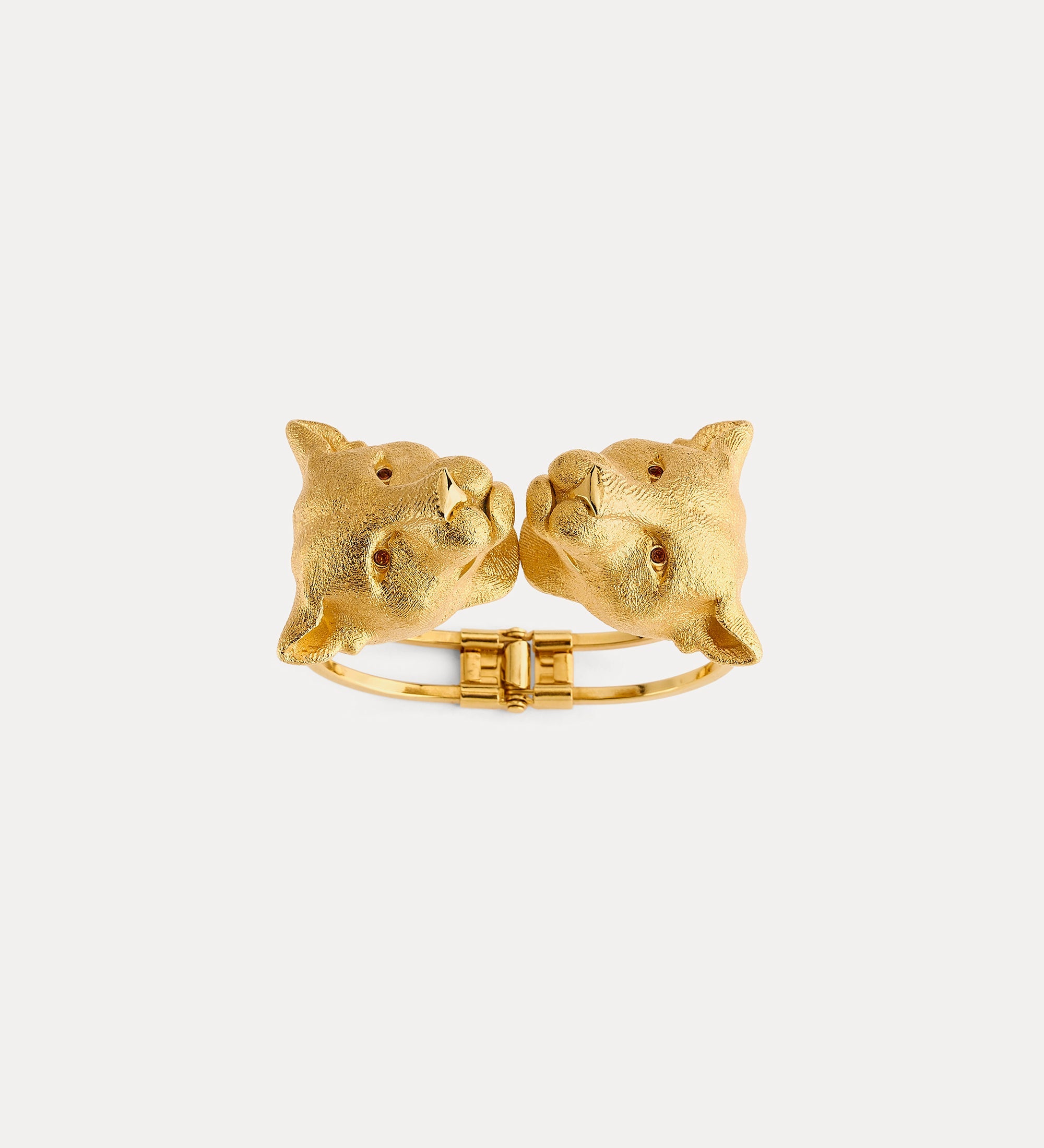 bracciale scultura con elemento puma oro