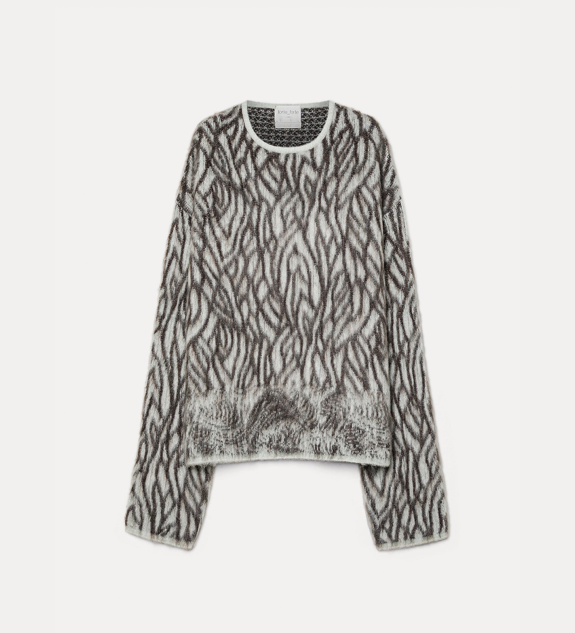 “plumes de heron” jacquard jumper jade