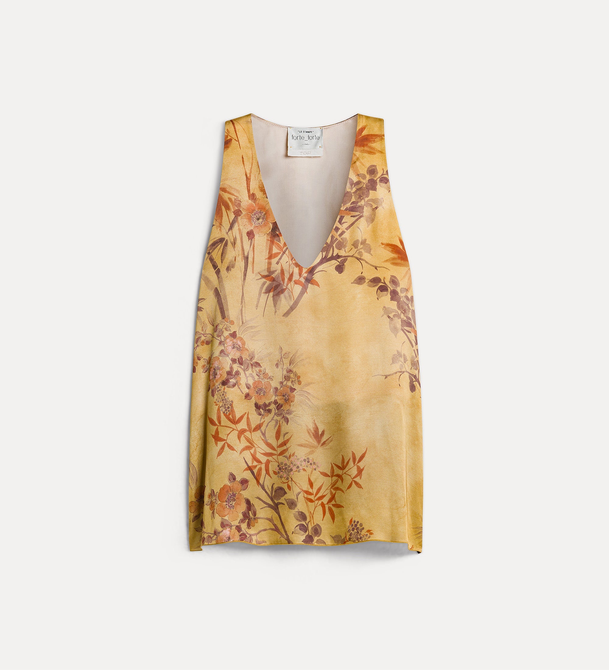 “le bambou secret” satin top heliodore