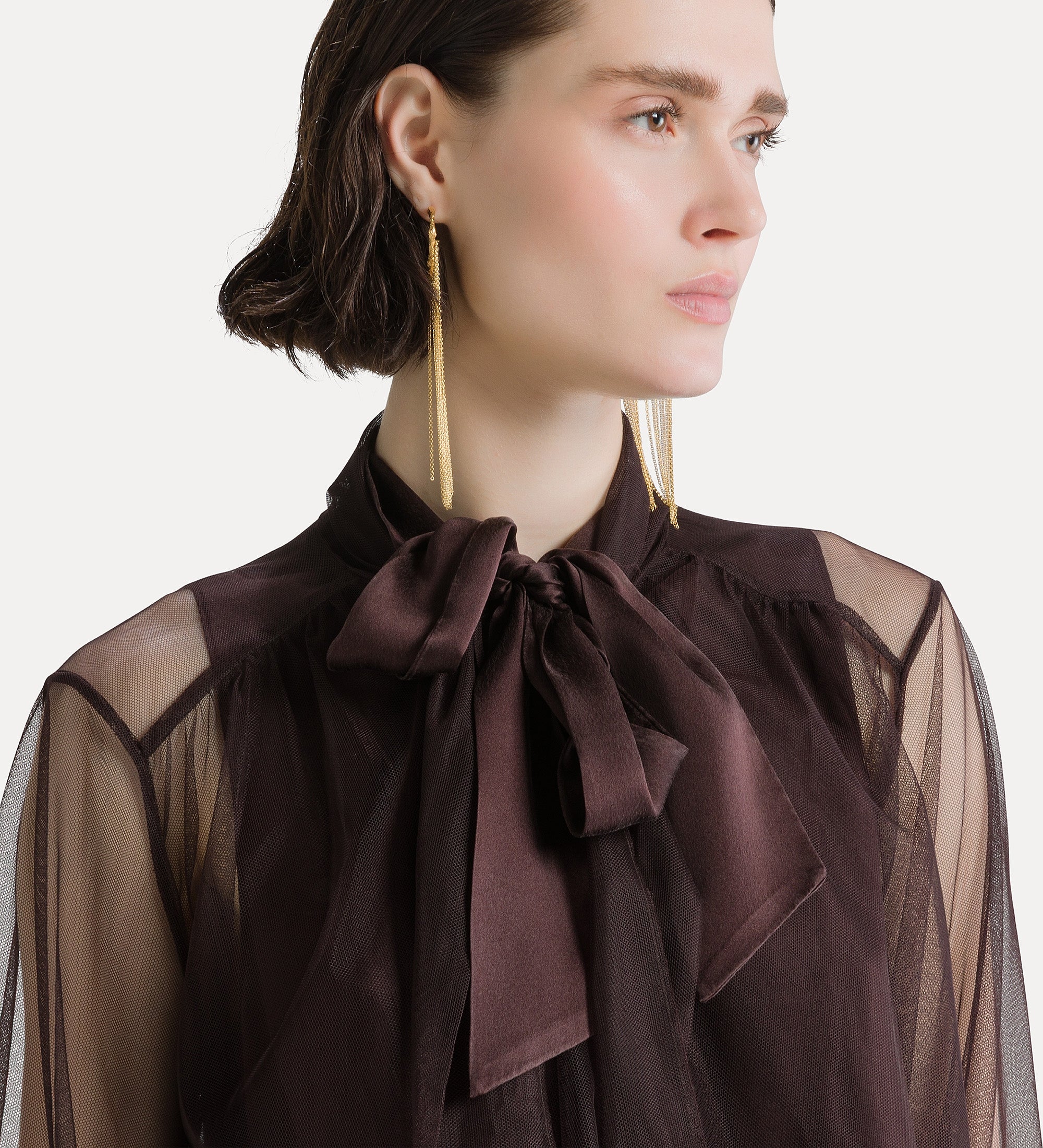 tulle shirt with sash fondant