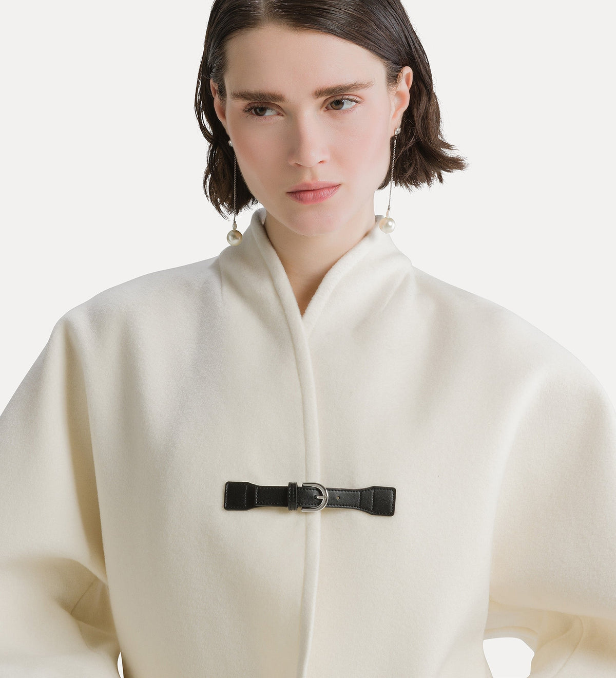 cappotto corto stile cappa diamond
