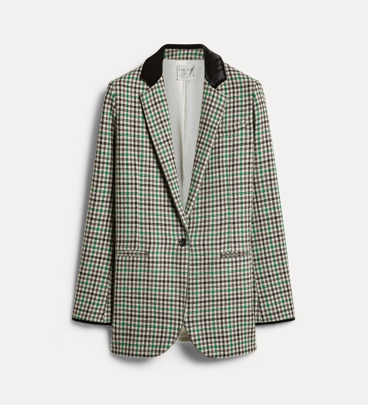 giacca con motivo british check royal