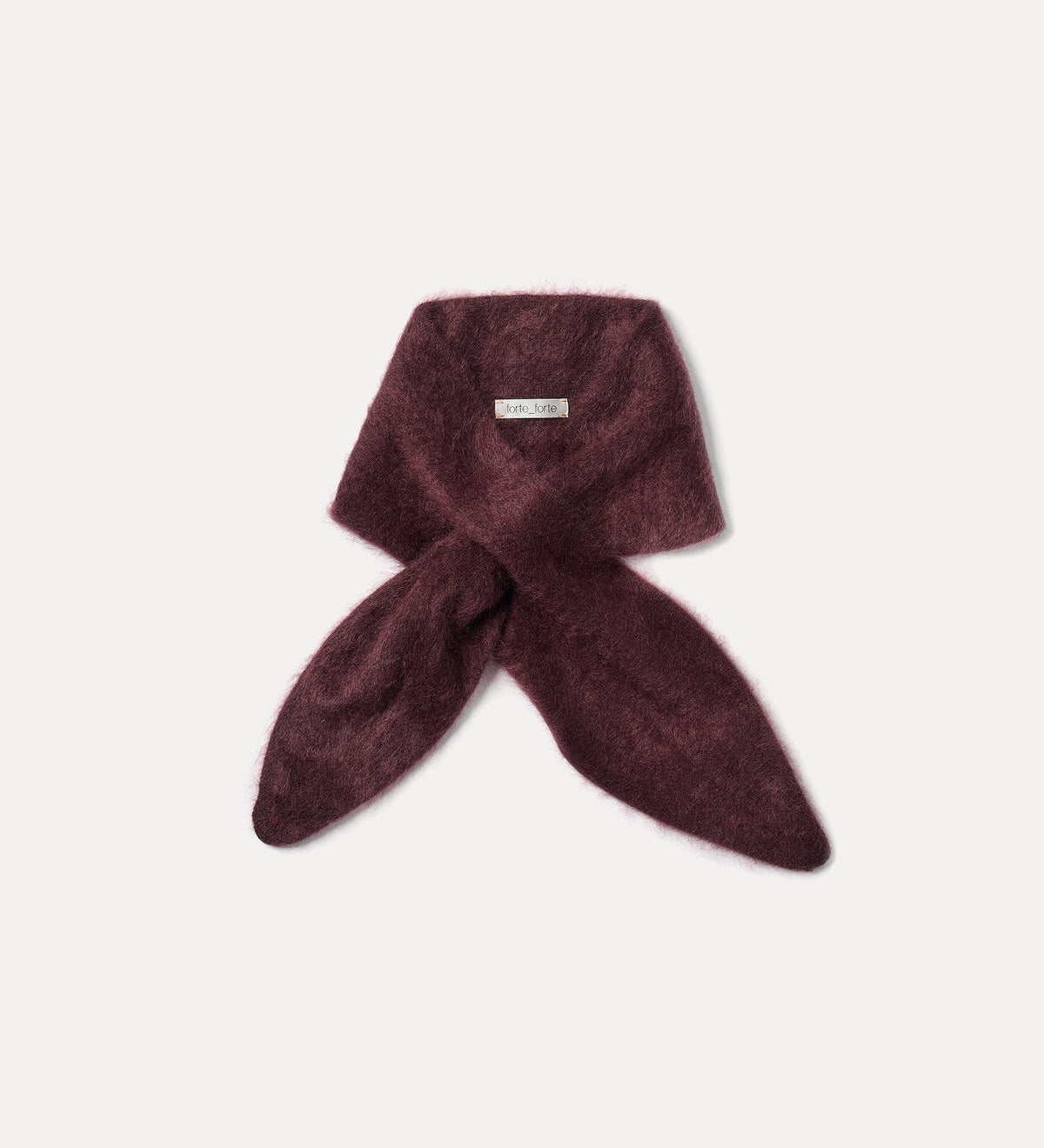 écharpe ascot en cachemire fondant