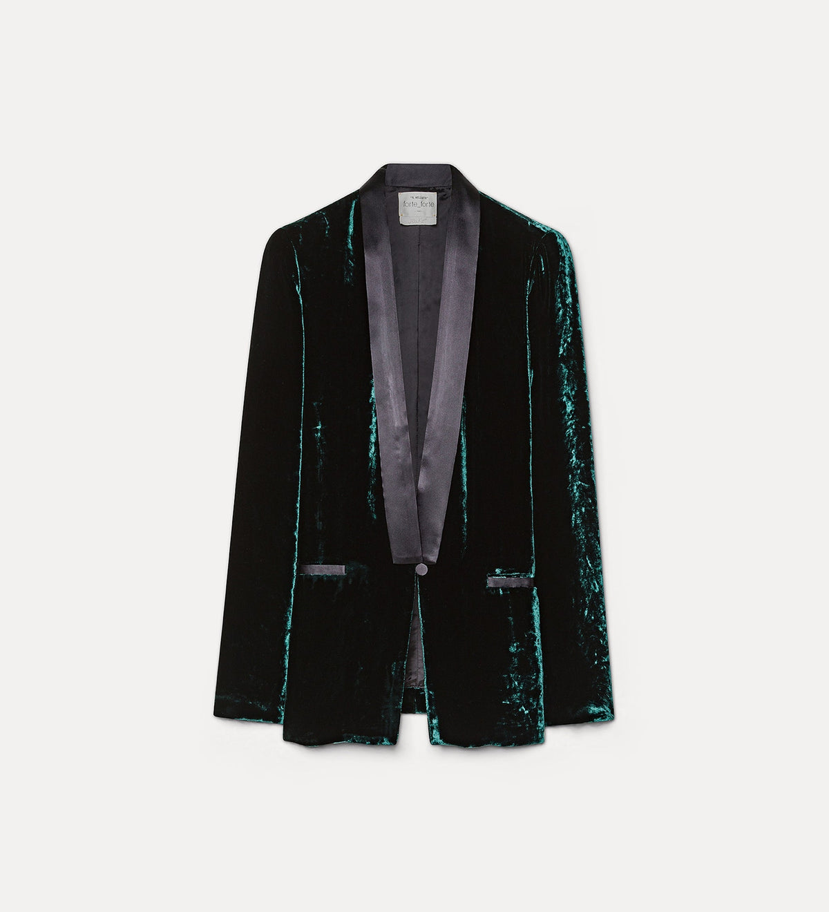 veste de smoking en velours moiré woods
