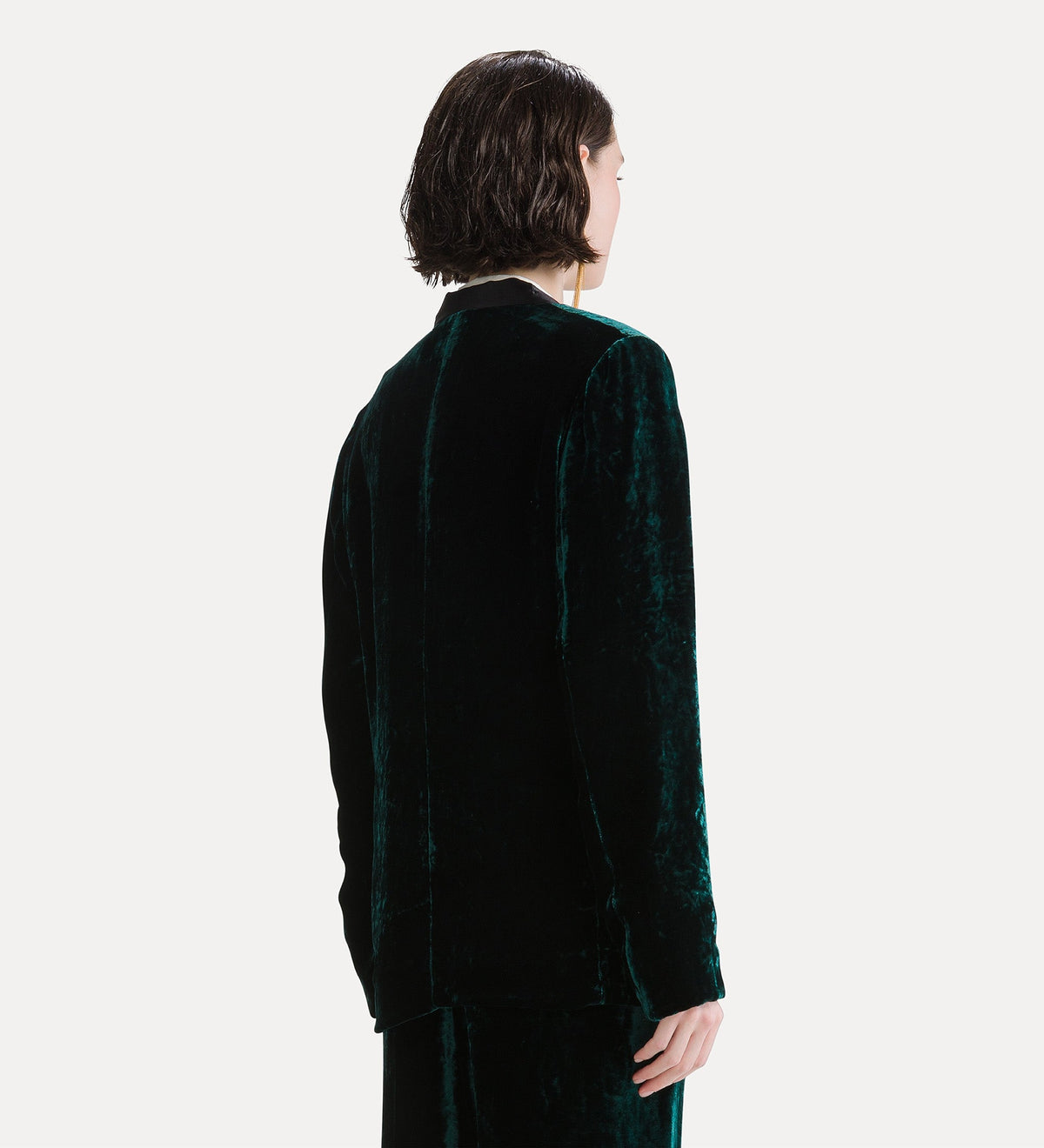 veste de smoking en velours moiré woods