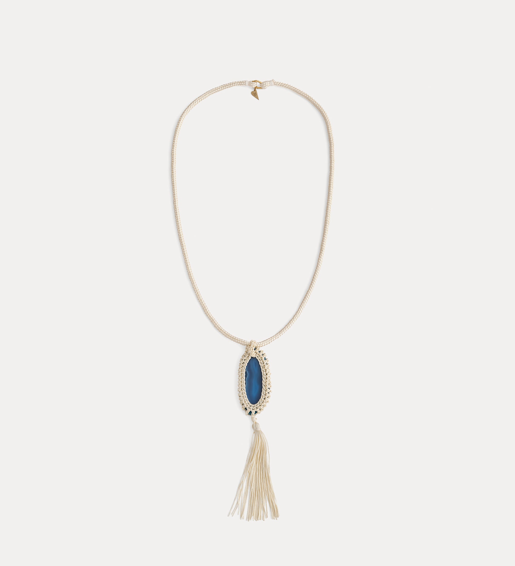 rope and crochet necklace seta