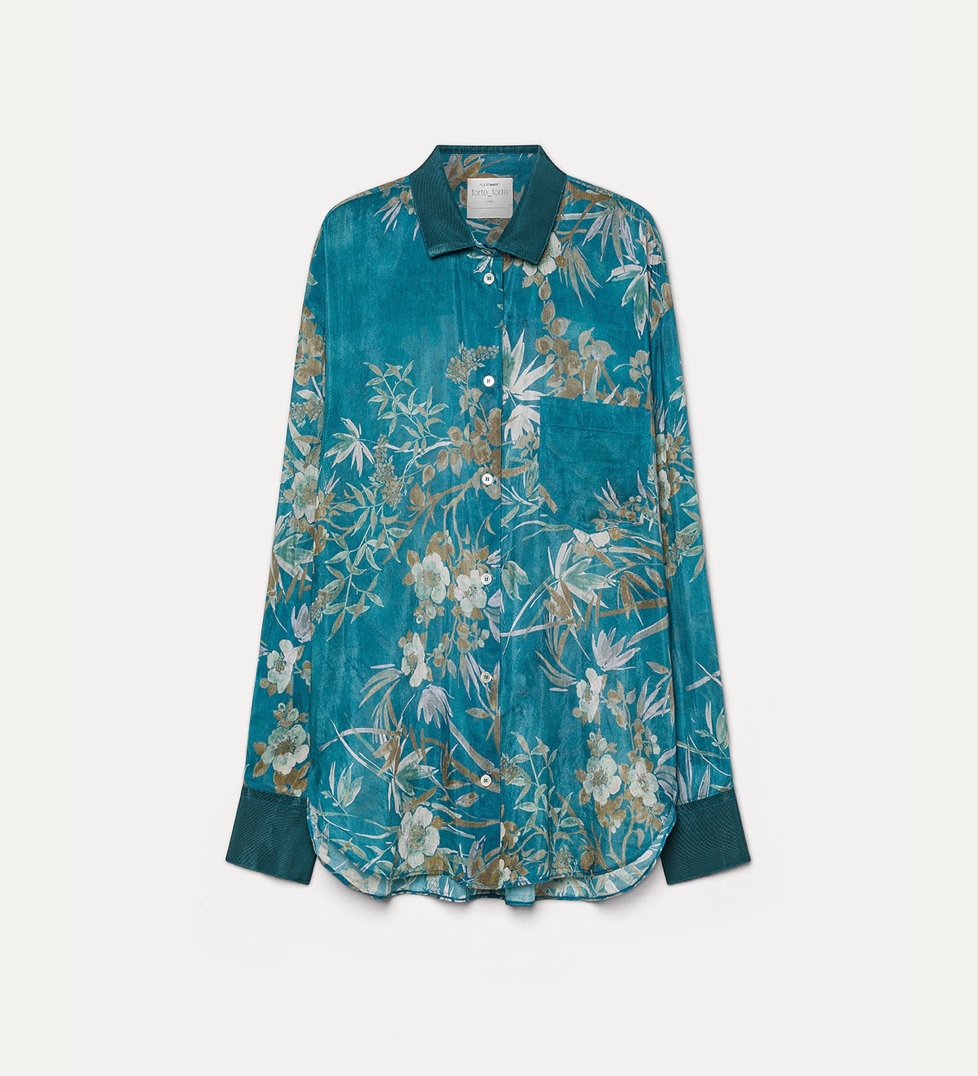 “le bambou secret” voile shirt jade