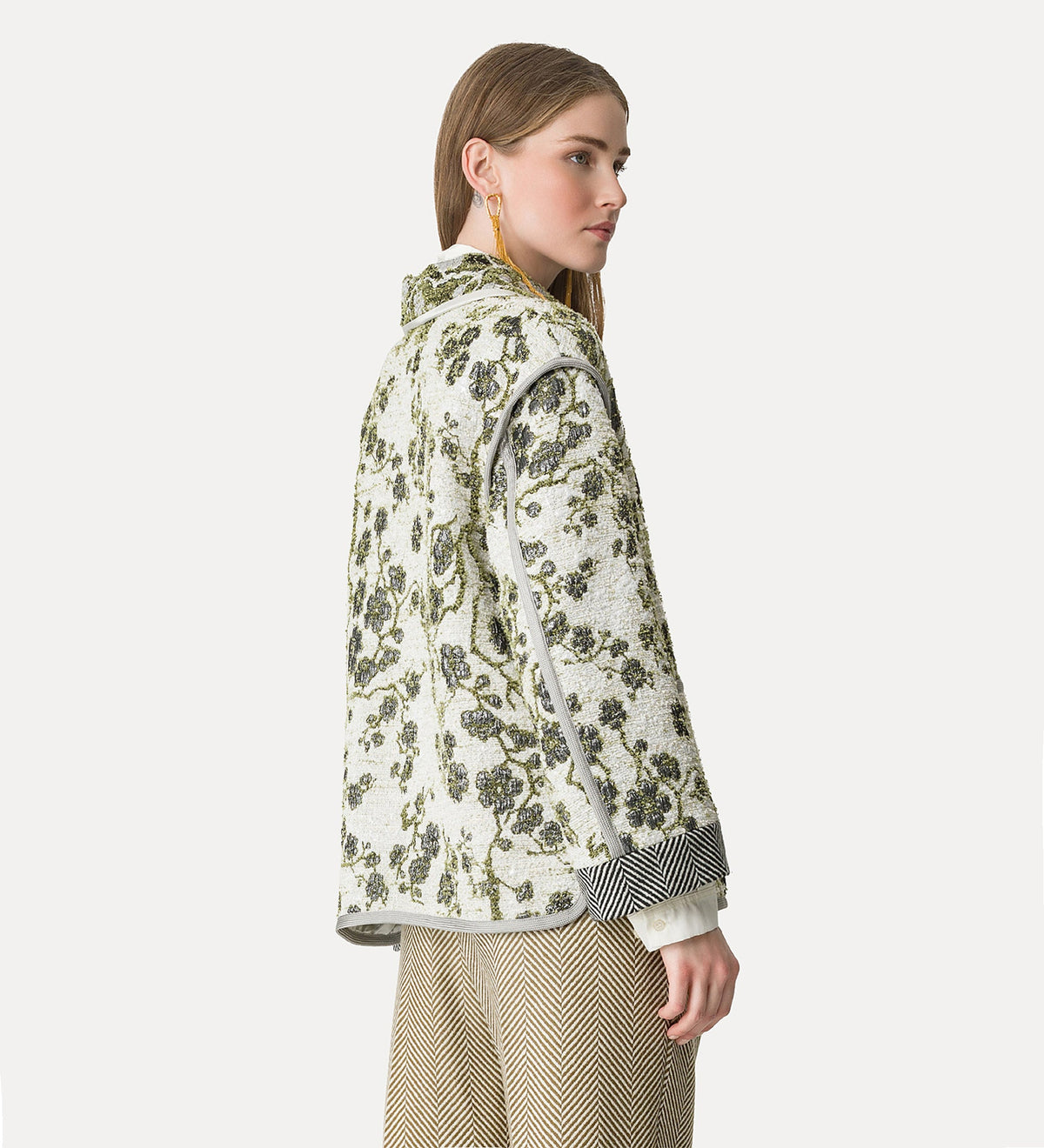 giacca jacquard “la lune en fleur” silvermoon