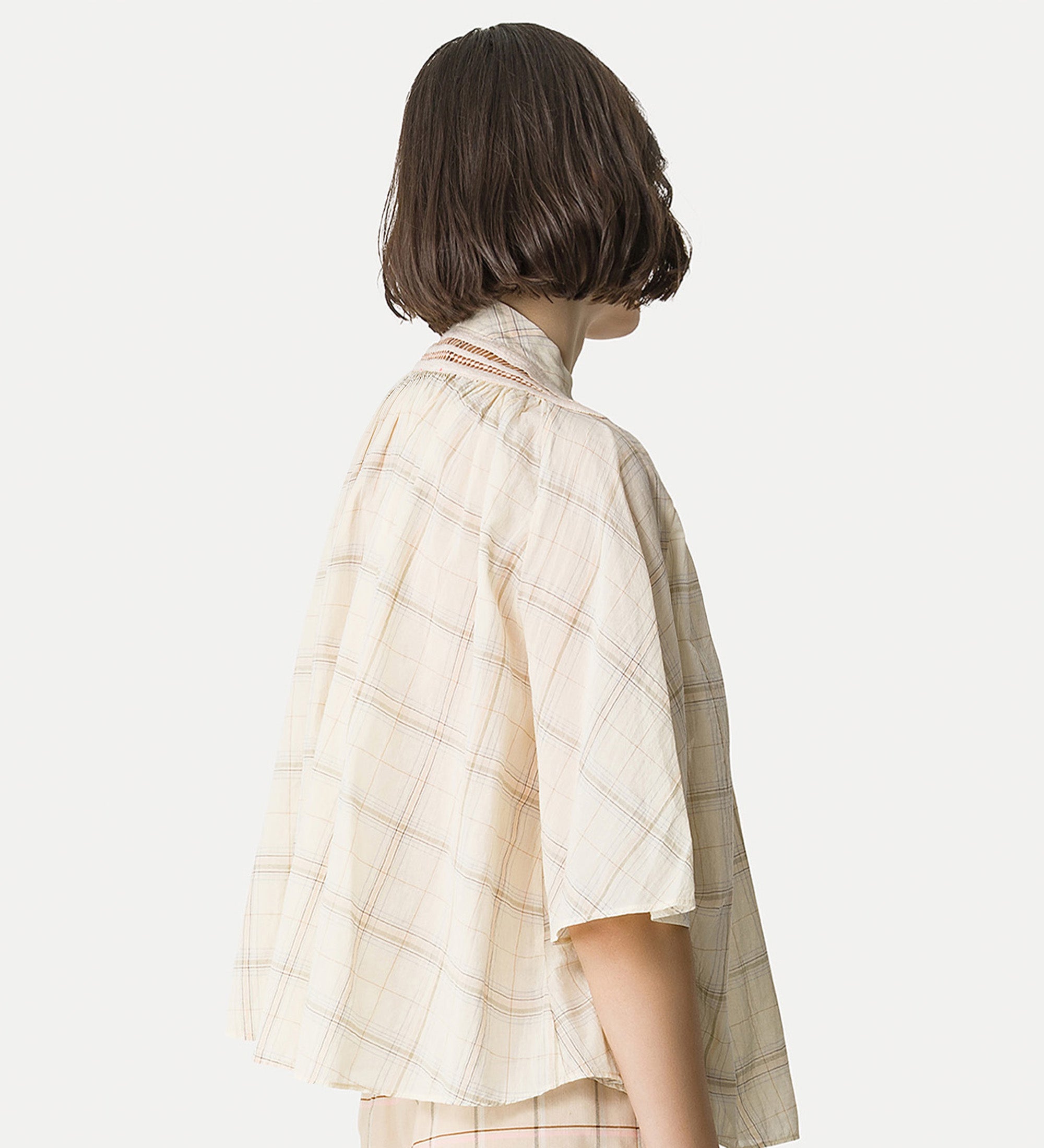 camicia mezza manica voile crepe bci lattementa